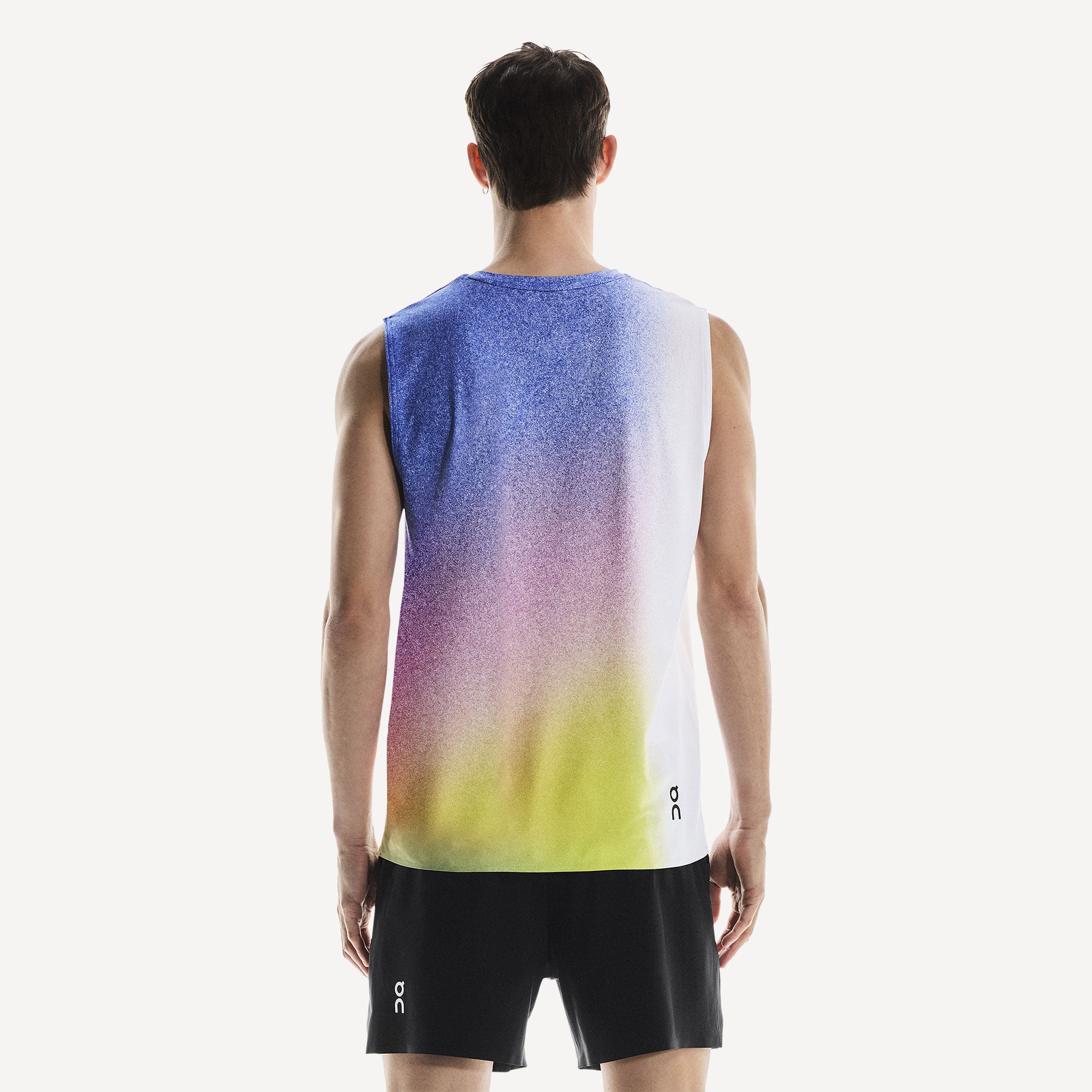 On Court Men's Tennis Tank - White (2)