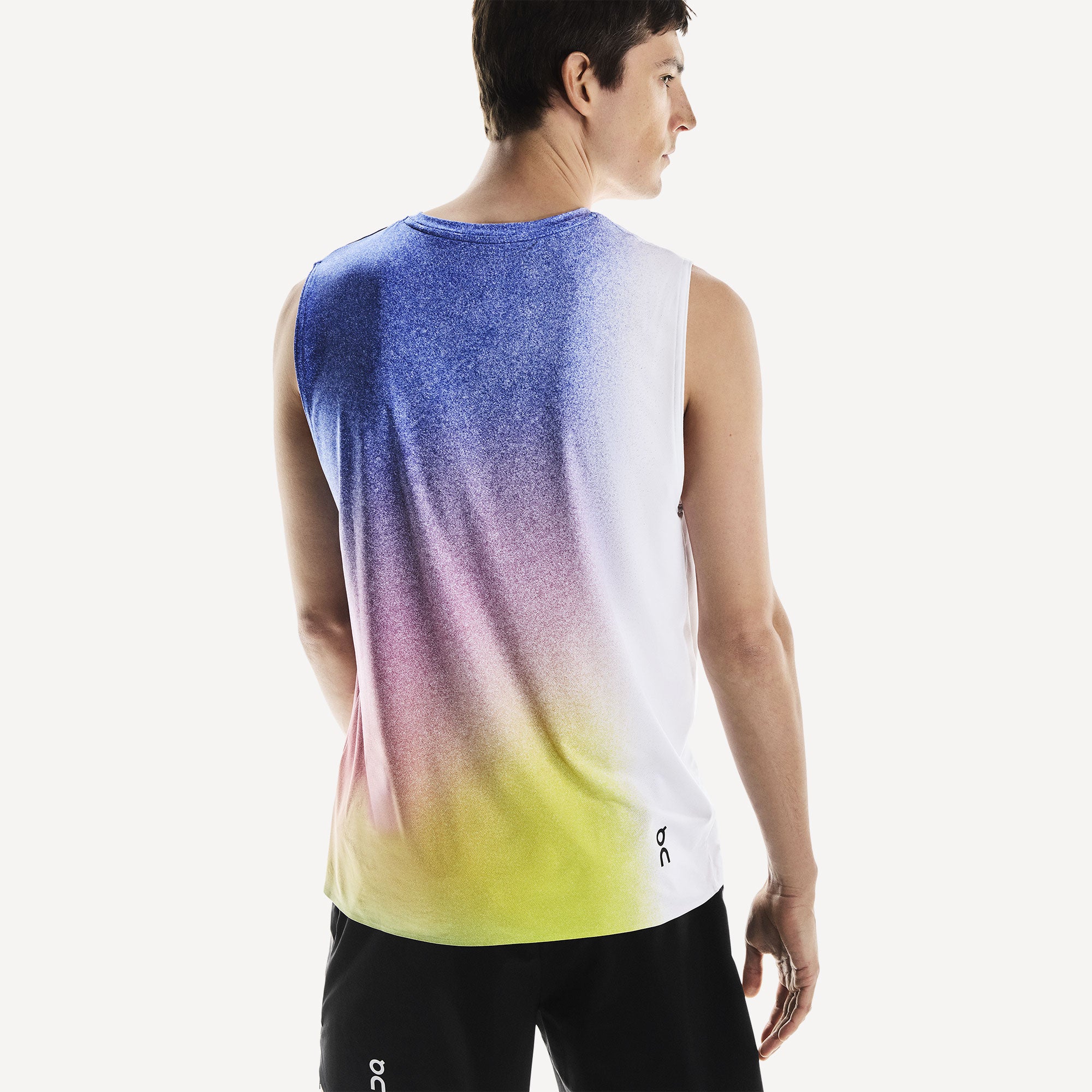 On Court Men's Tennis Tank - White (5)