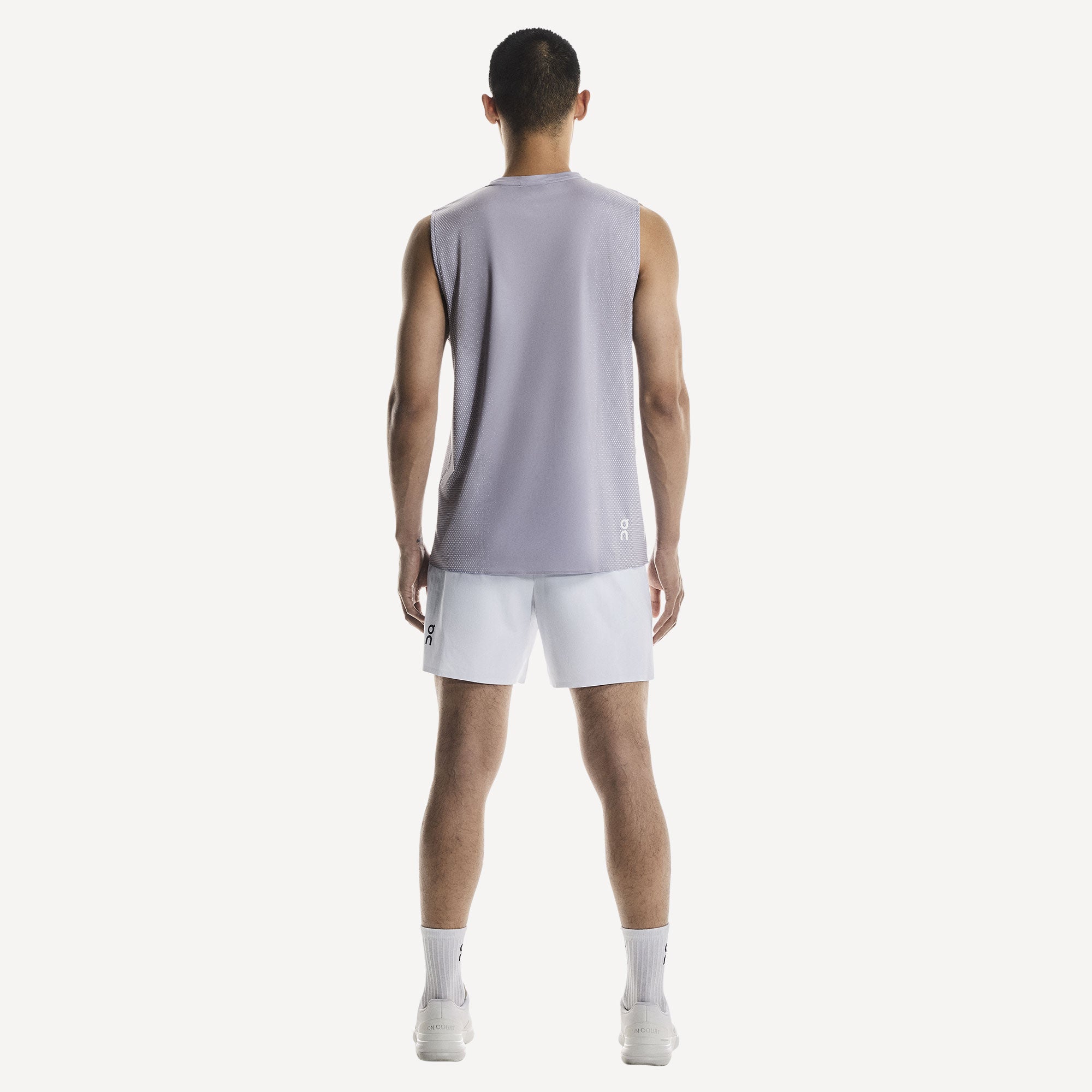 On Court Men's Tennis Tank - Lilac (6)