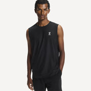 On Court Men's Tennis Tank - Black (1)