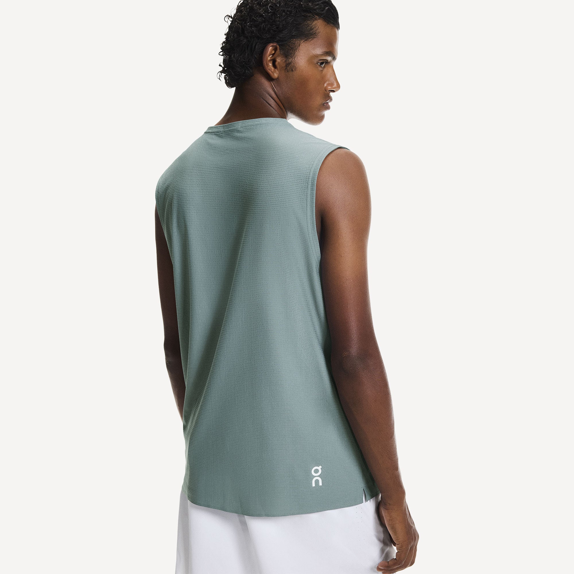 On Court Men's Tennis Tank - Green (2)