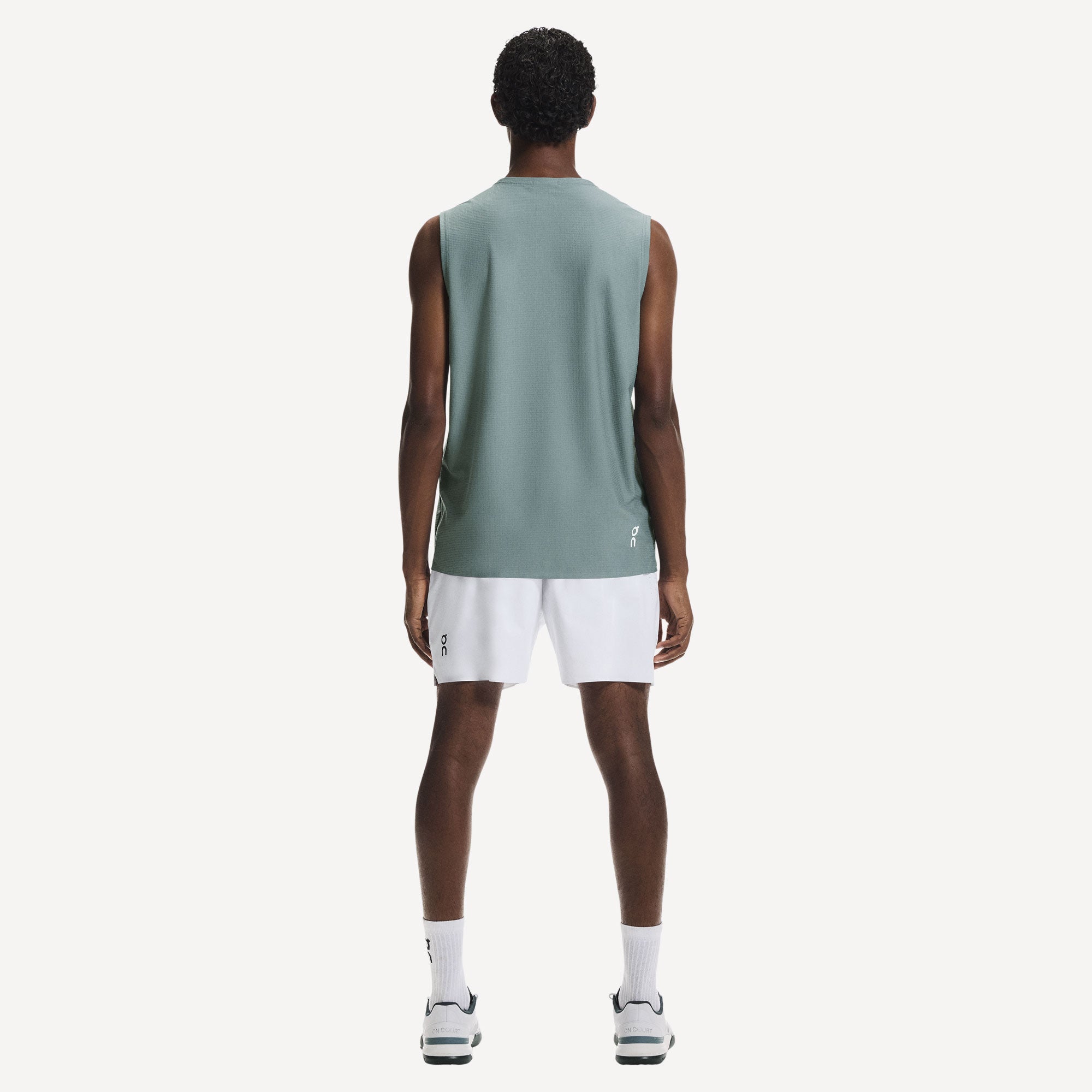 On Court Men's Tennis Tank - Green | Tennis Only