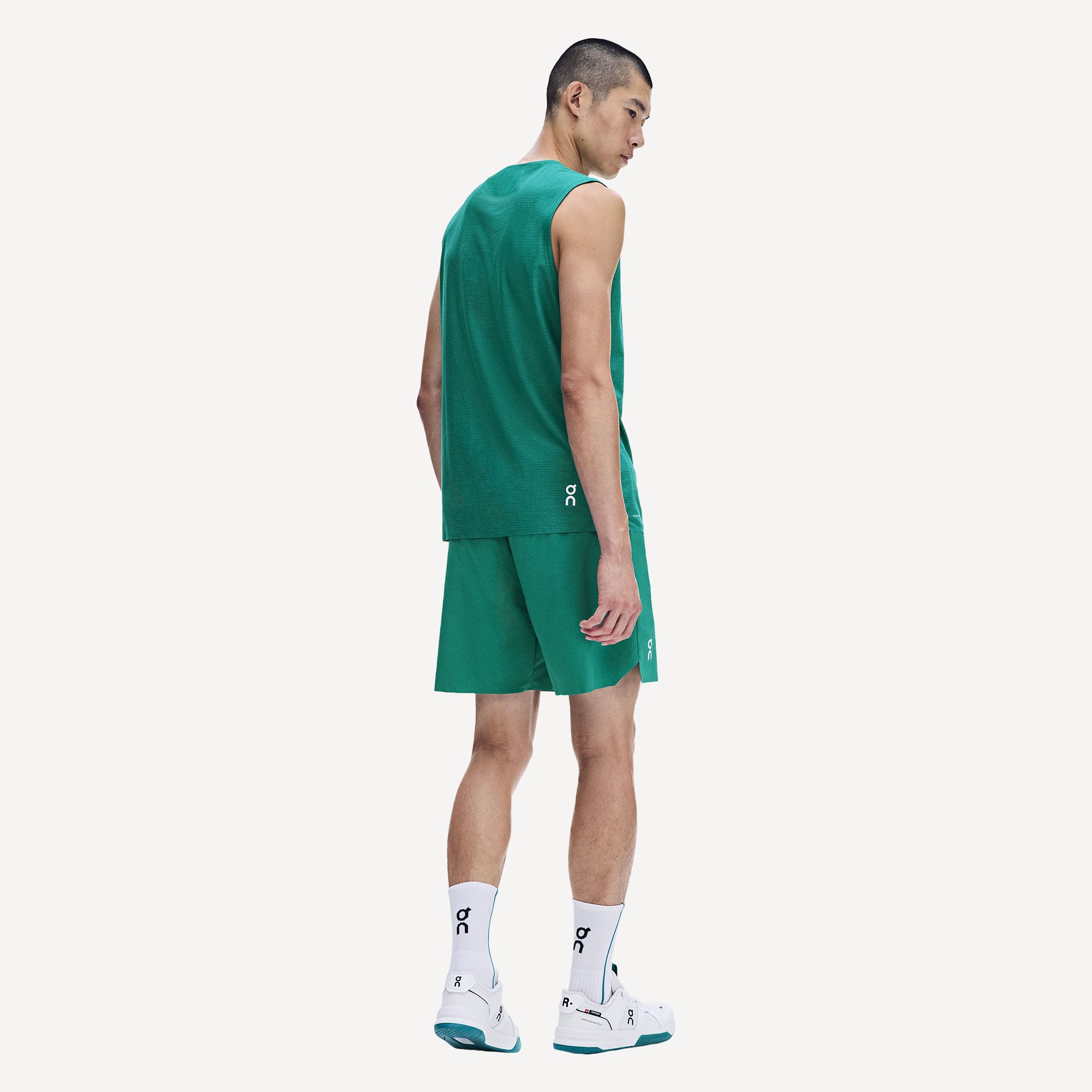 On Court Men's Tennis Tank - Green (4)