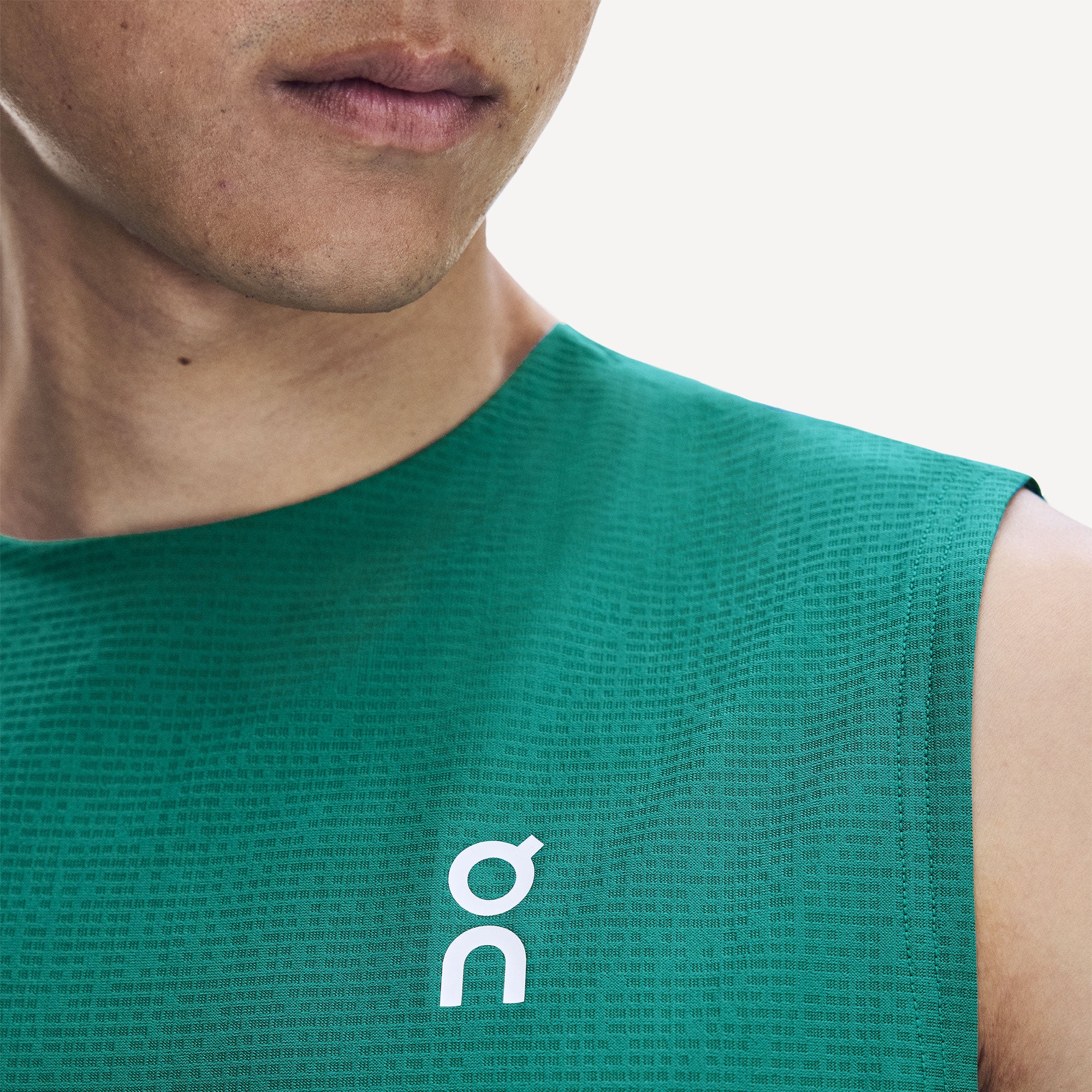 On Court Men's Tennis Tank - Green (6)