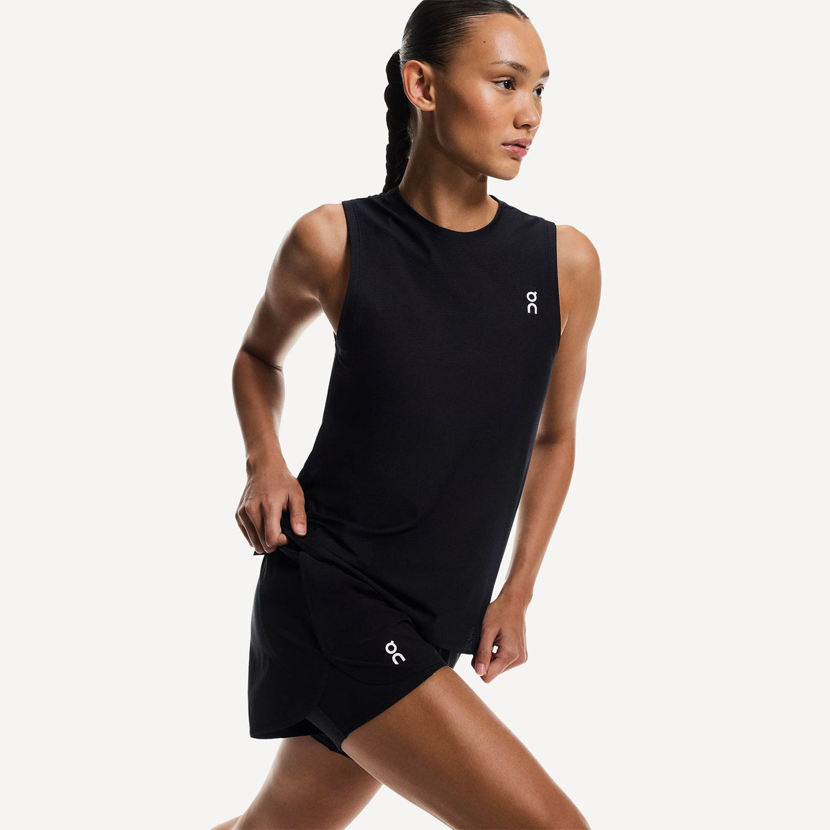 On Court Women's 3-Inch 2in1 Tennis Shorts - Black (3)
