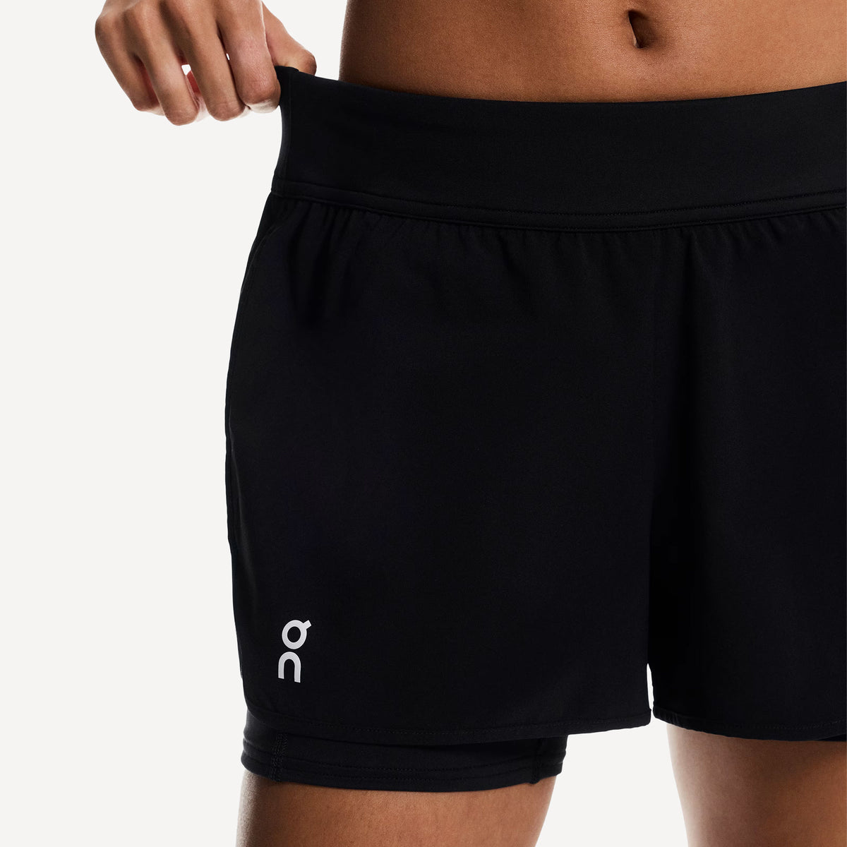 On Court Women's 3-Inch 2in1 Tennis Shorts - Black (5)