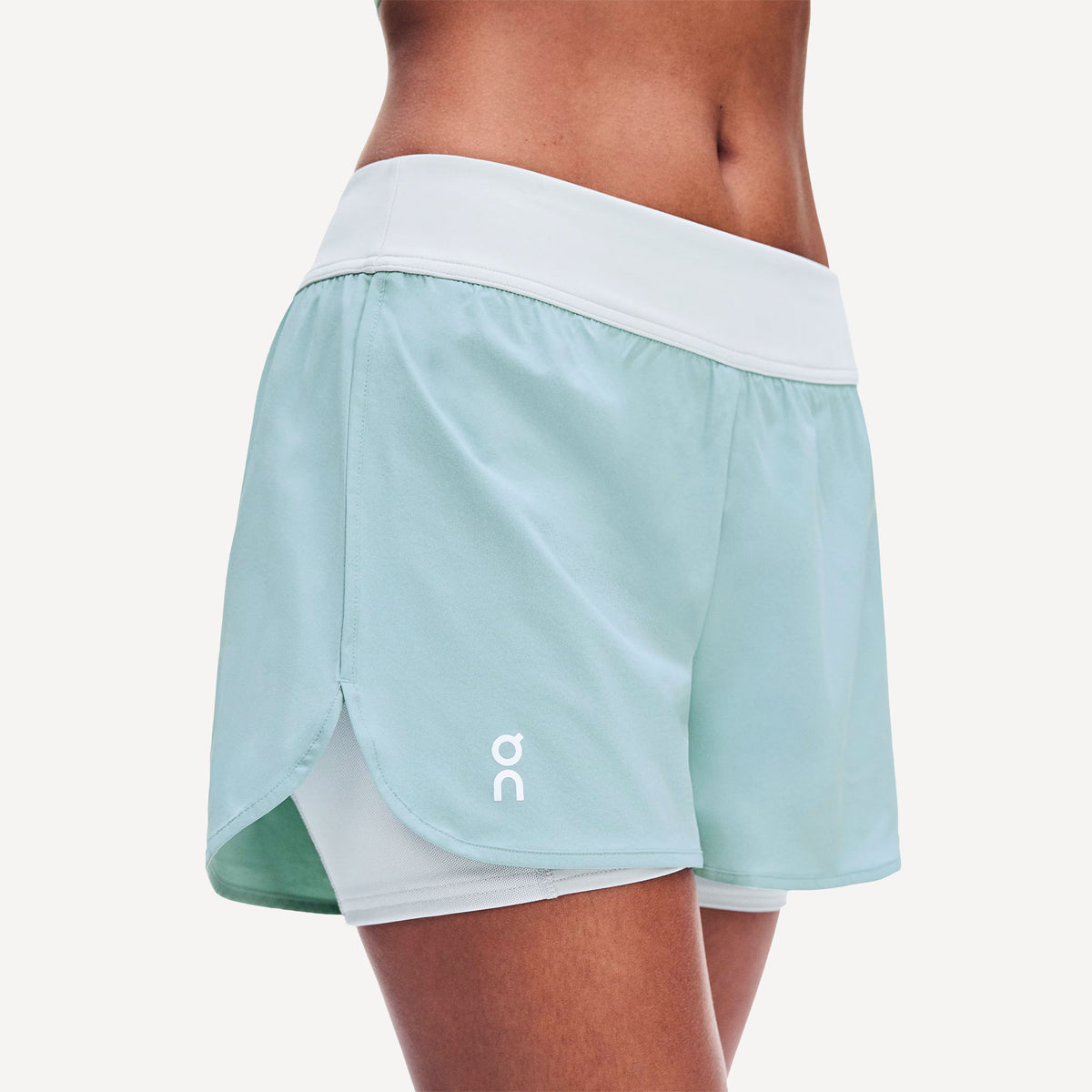On Court Women's 3-Inch 2in1 Tennis Shorts - Blue (2)