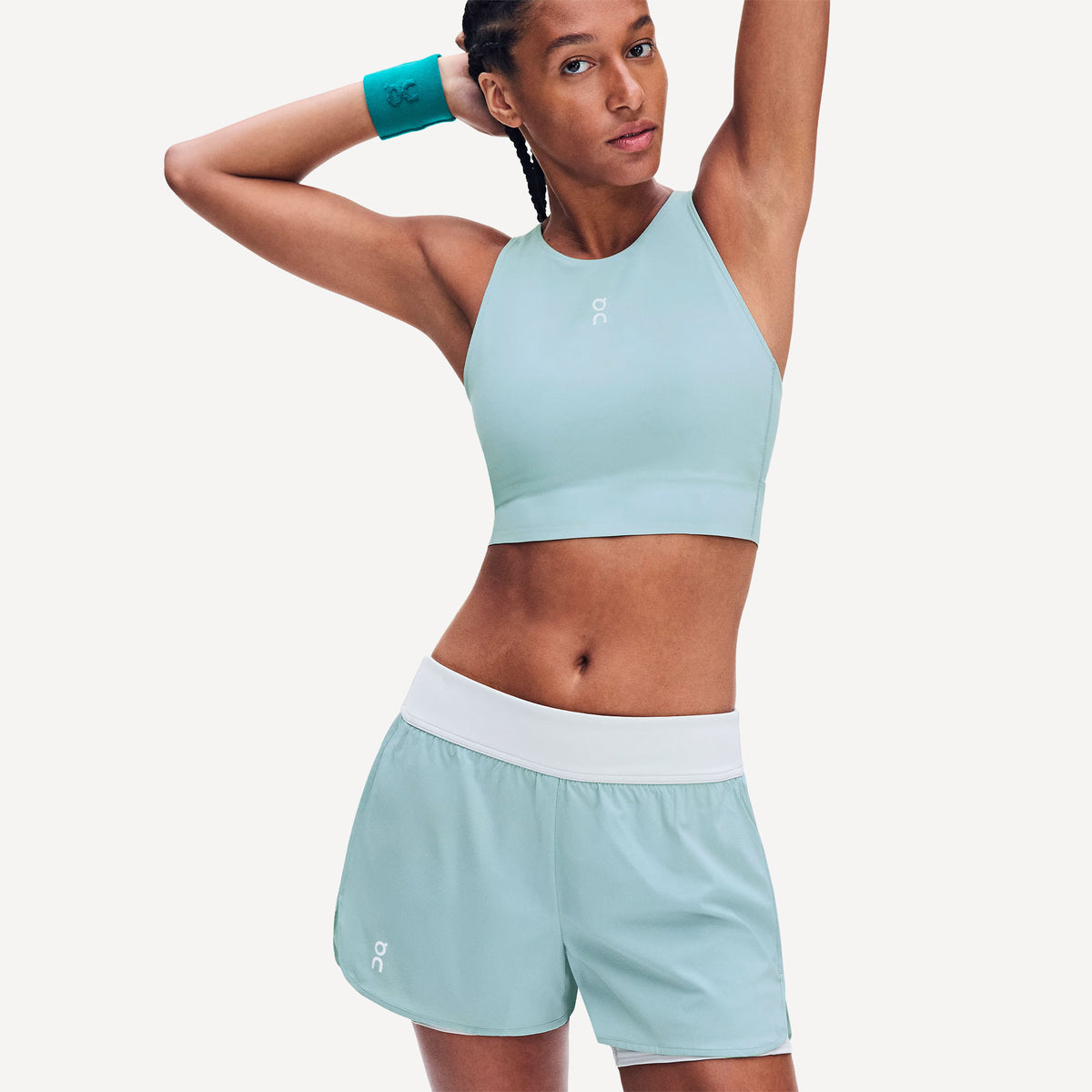 On Court Women's 3-Inch 2in1 Tennis Shorts - Blue (5)