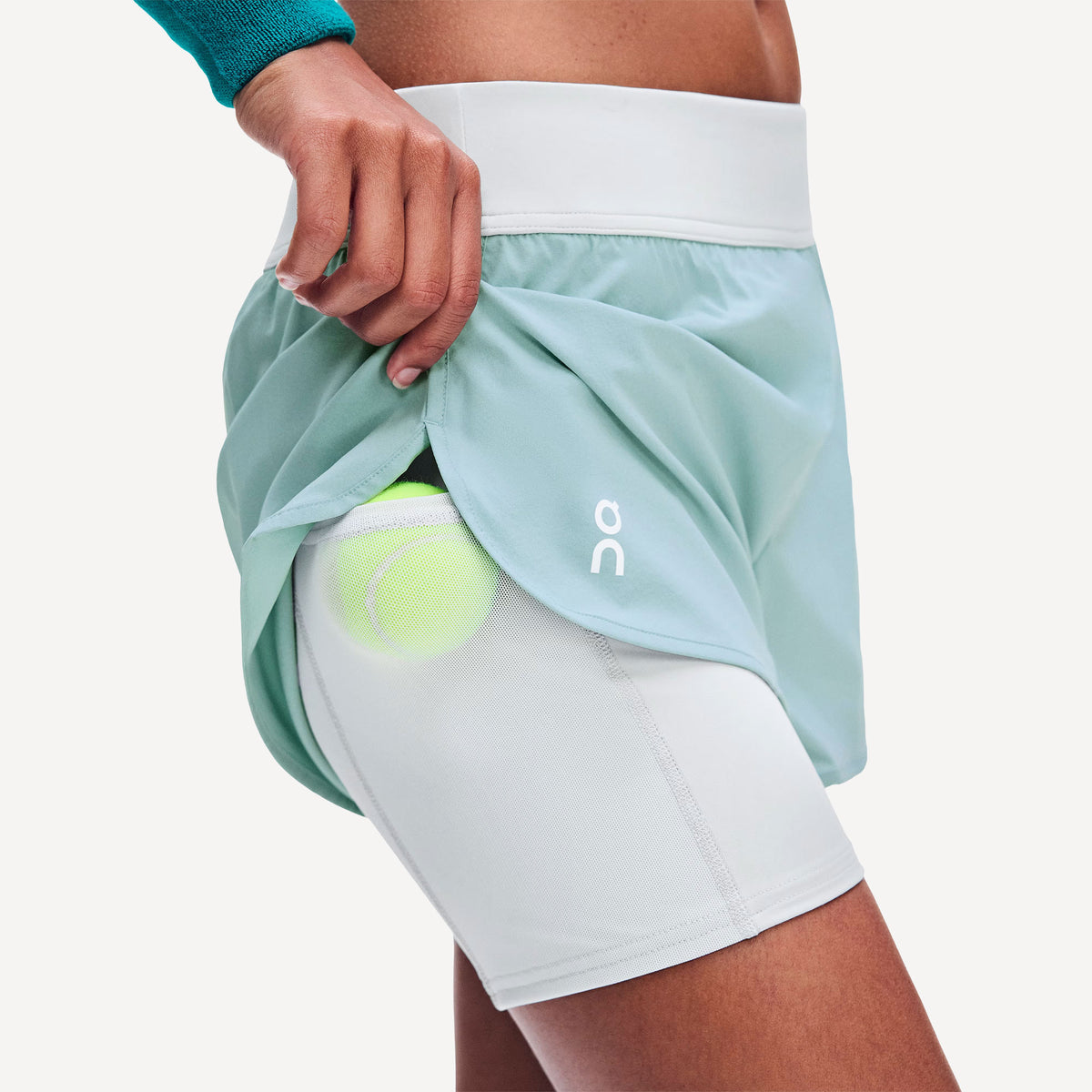 On Court Women's 3-Inch 2in1 Tennis Shorts - Blue (6)