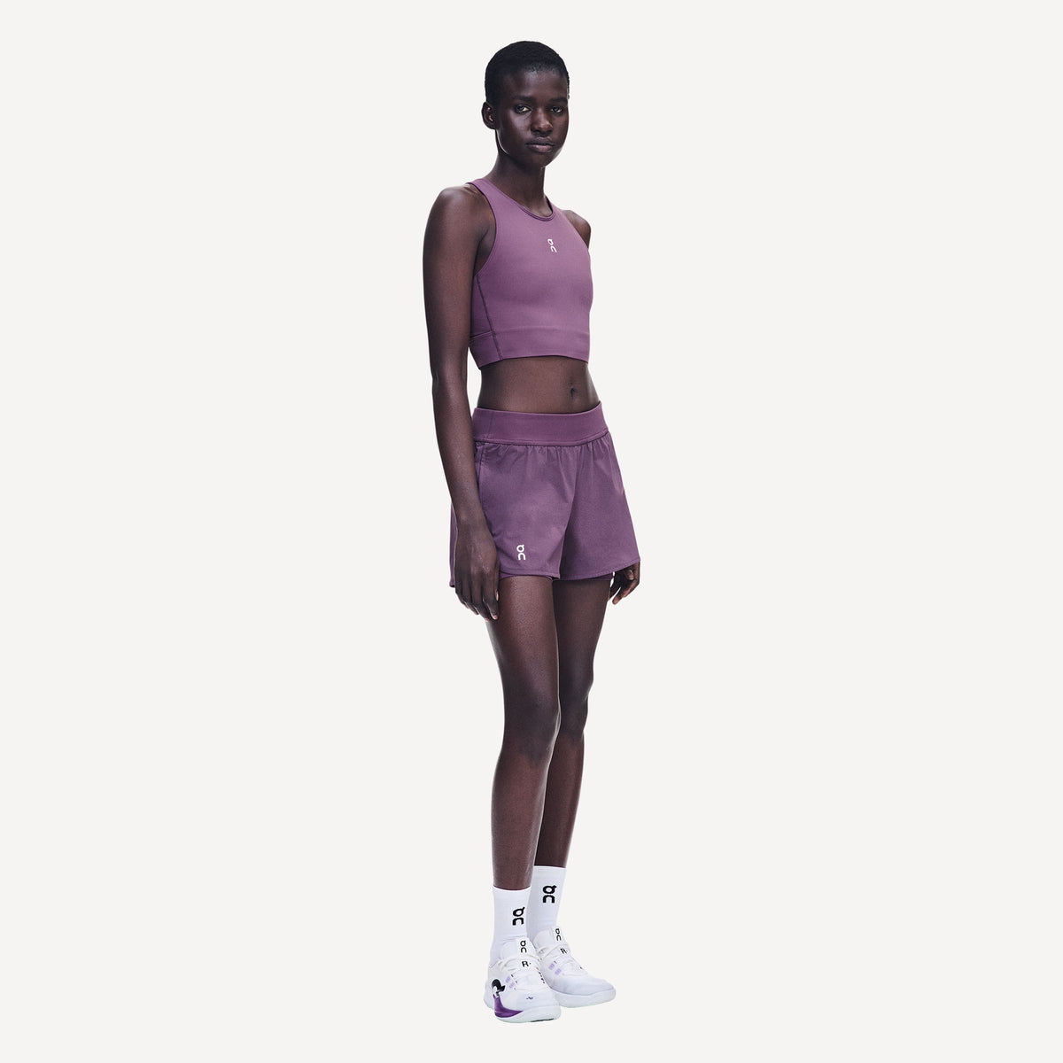 On Court Women's 3-Inch 2in1 Tennis Shorts - Purple (1)
