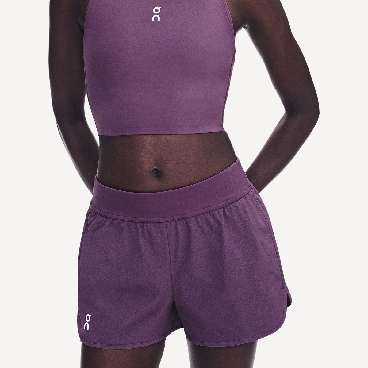 On Court Women's 3-Inch 2in1 Tennis Shorts - Purple (2)