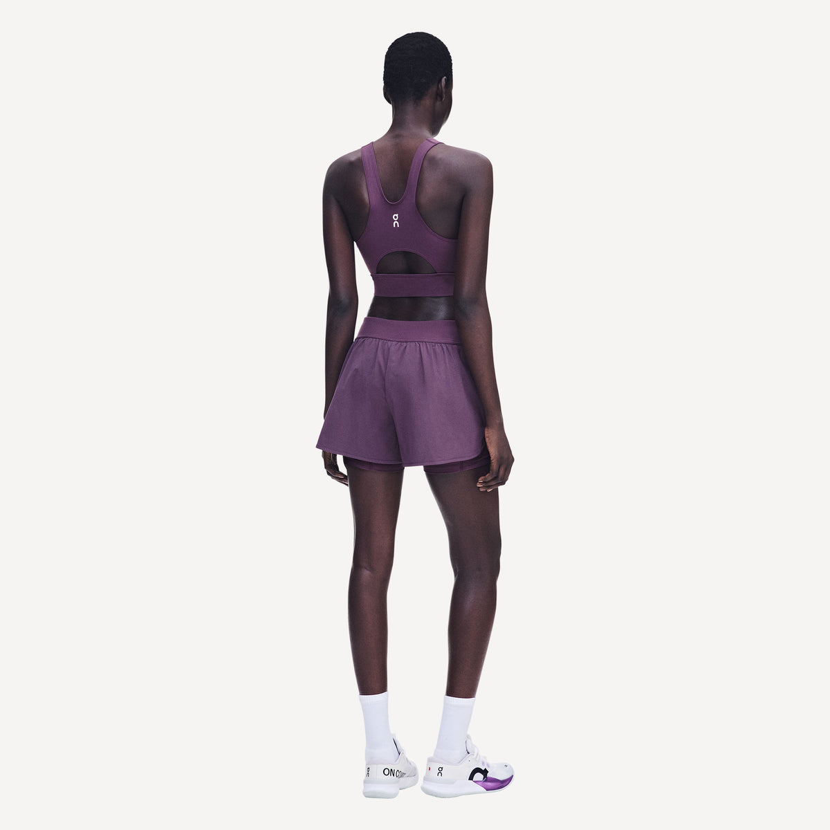 On Court Women's 3-Inch 2in1 Tennis Shorts - Purple (3)