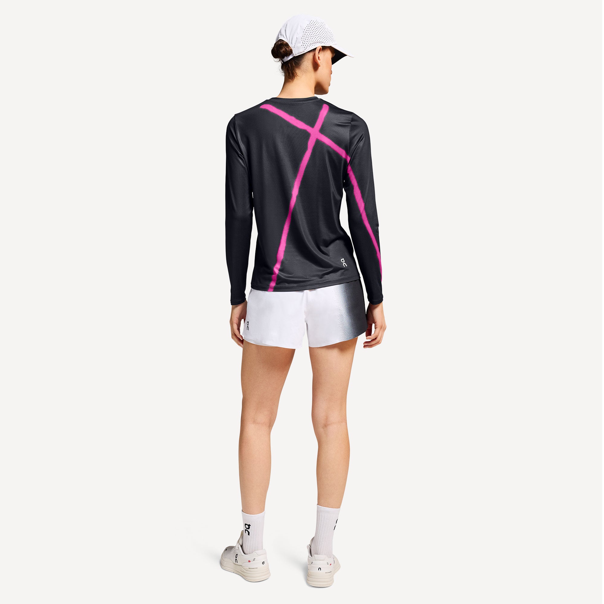 On Court Women's Long Sleeve Tennis Shirt - Black (4)