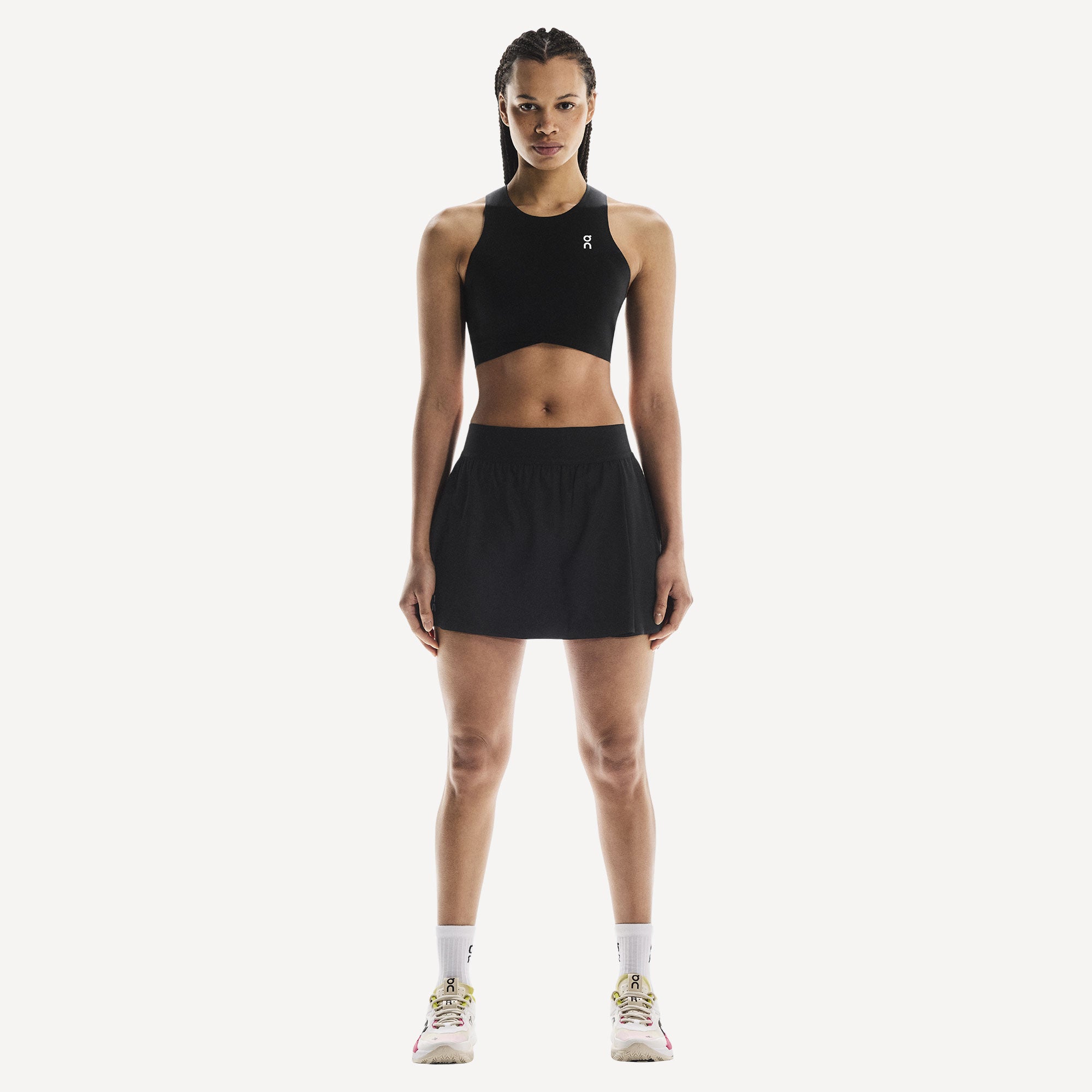 On Court Women's Pleated Tennis Skirt - Black (5)