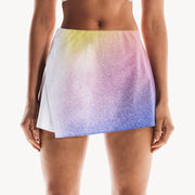 On Court Women's Side Pleat Tennis Skirt - White (1)