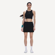 On Court Women's Split Tennis Skirt - Black (1)