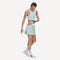 On Court Women's Split Tennis Skirt - Blue (1)
