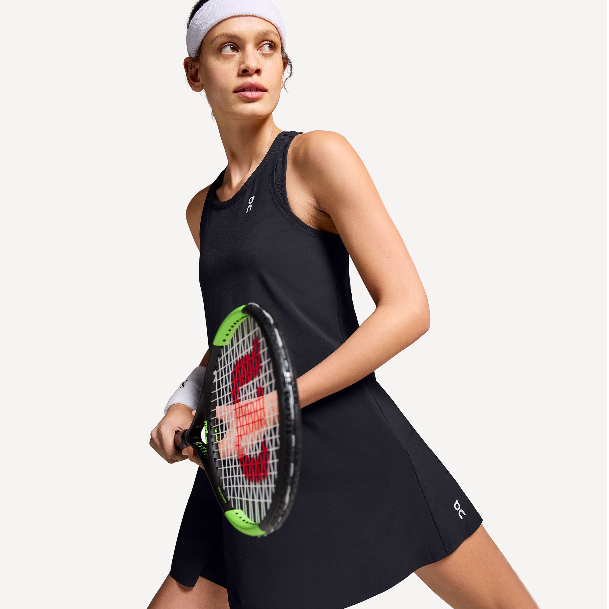 On Court Women's Tennis Dress - Black (4)