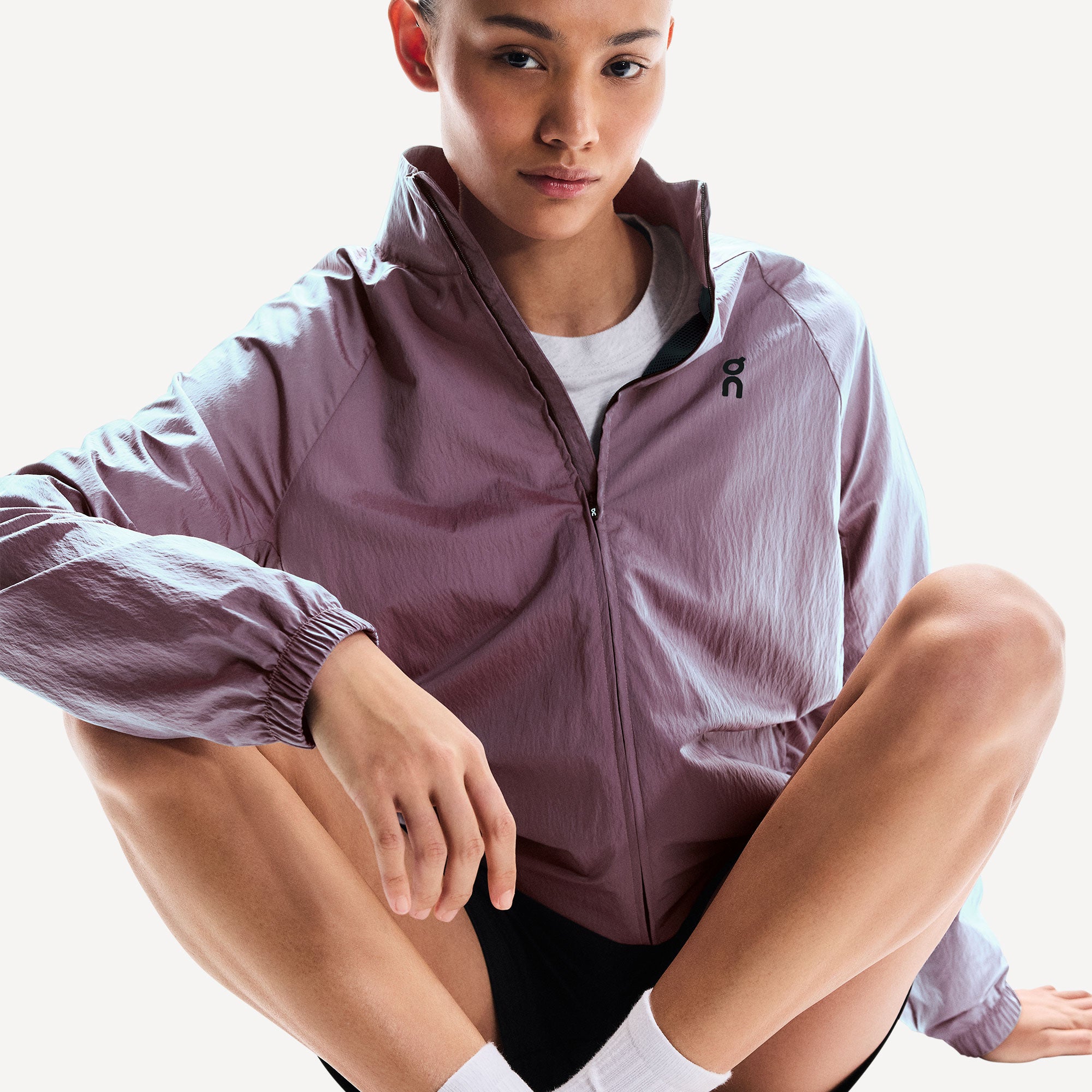 On Court Women's Tennis Jacket - Pink (5)
