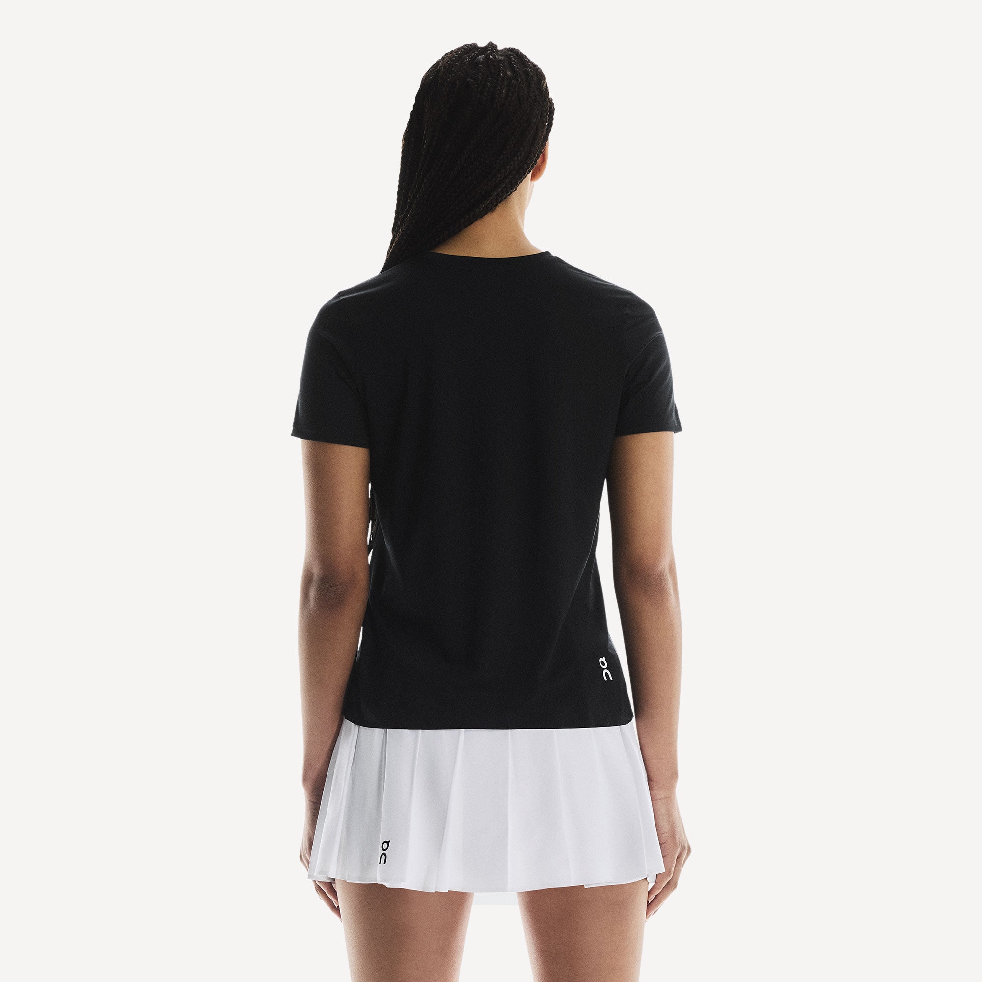 On Court Women's Tennis Shirt - Black (2)