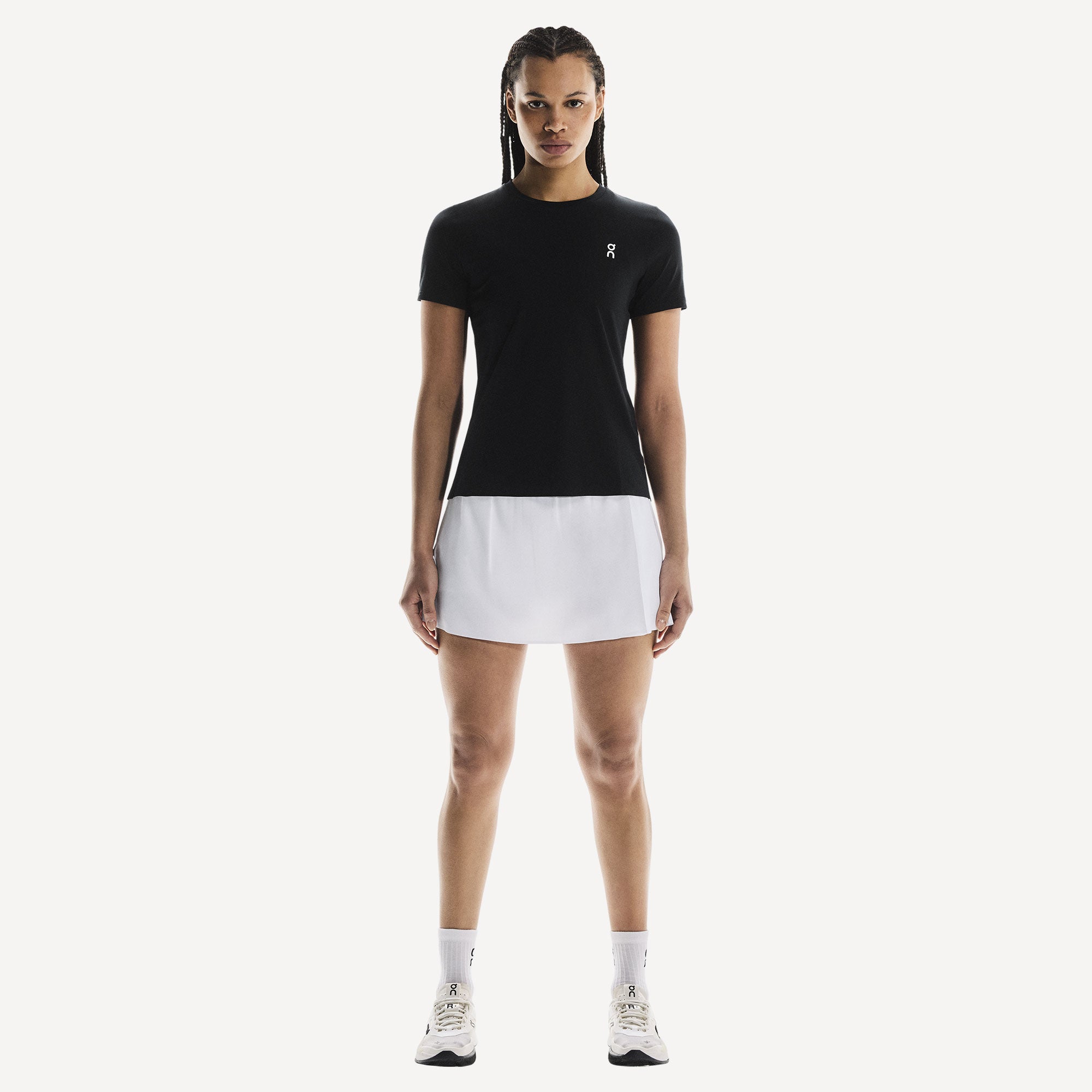 On Court Women's Tennis Shirt - Black (5)