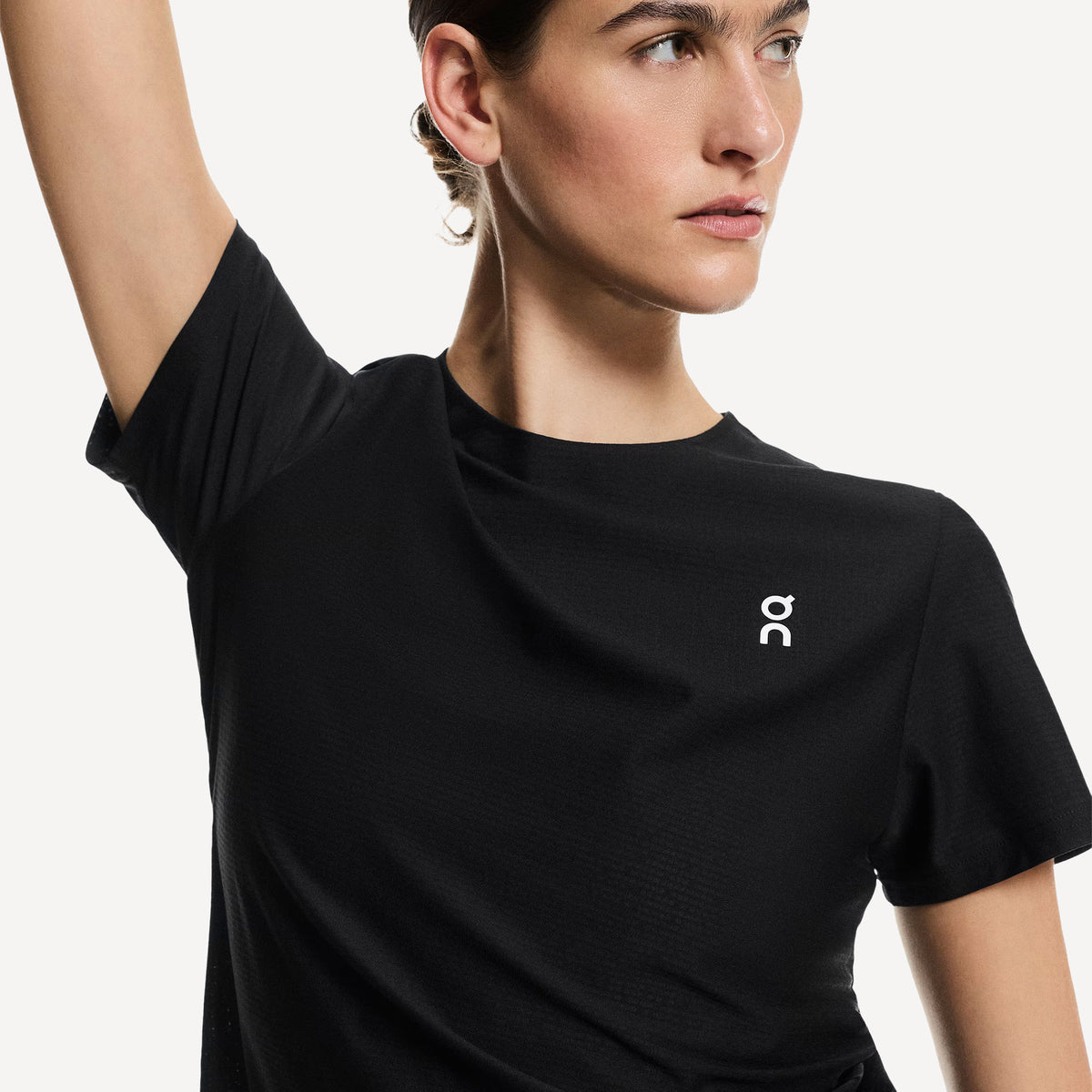 On Court Women's Tennis Shirt - Black (6)