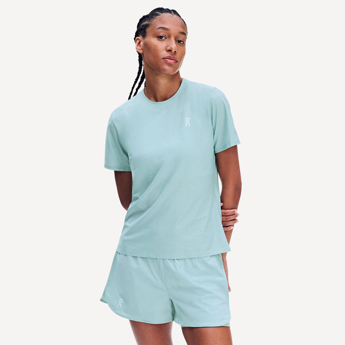 On Court Women's Tennis Shirt - Blue (1)