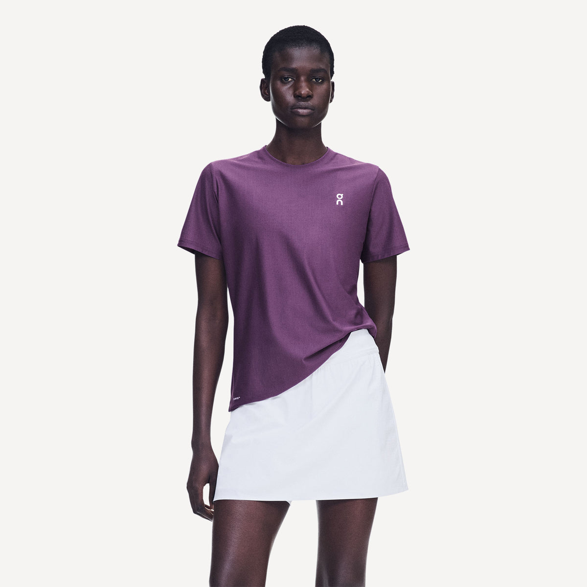 On Court Women's Tennis Shirt - Purple (1)