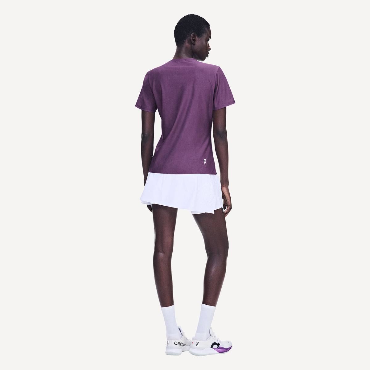 On Court Women's Tennis Shirt - Purple (4)