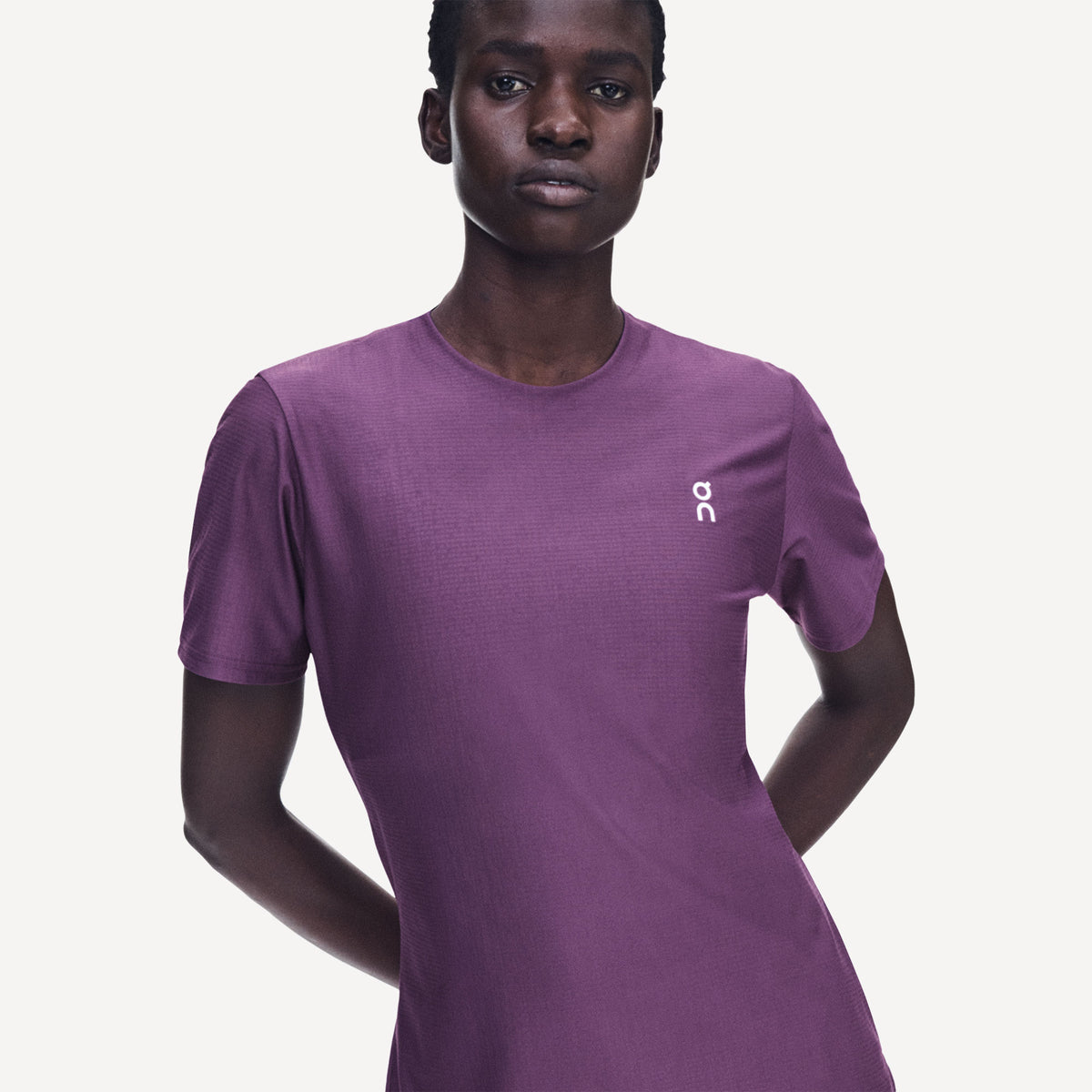 On Court Women's Tennis Shirt - Purple (5)