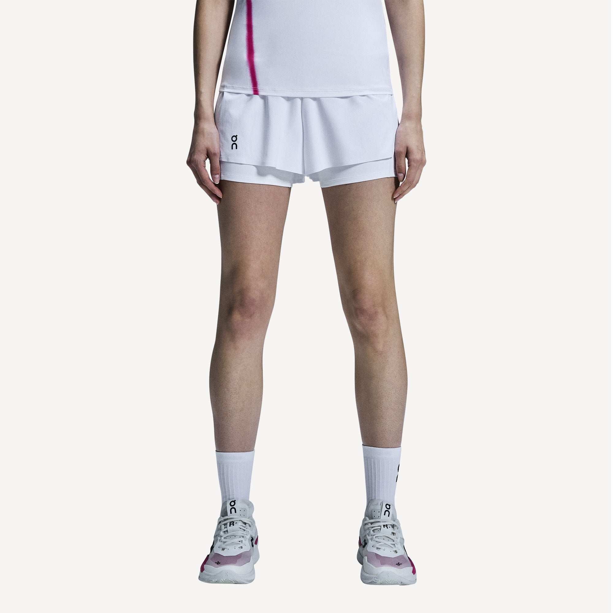 On Court Women's Tennis Shorts - White (1)