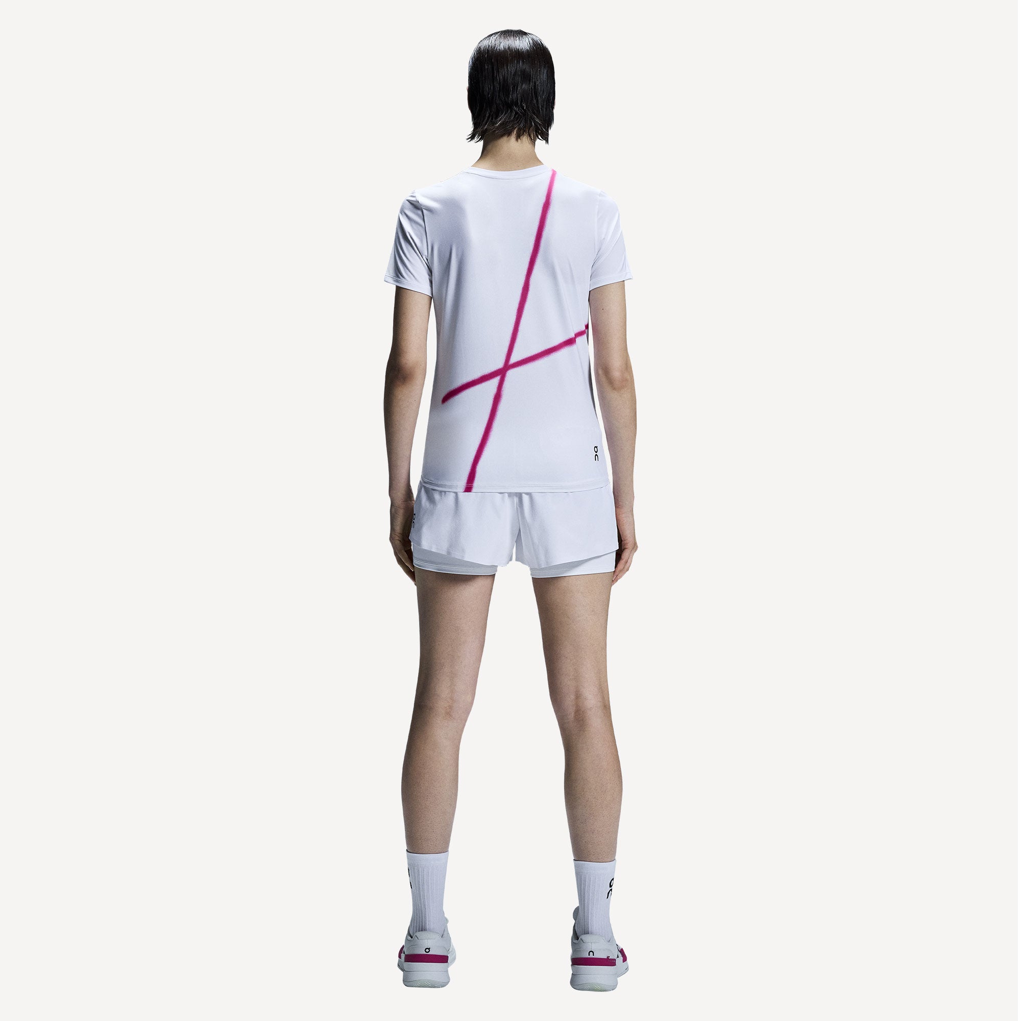 On Court Women's Tennis Shorts - White (4)