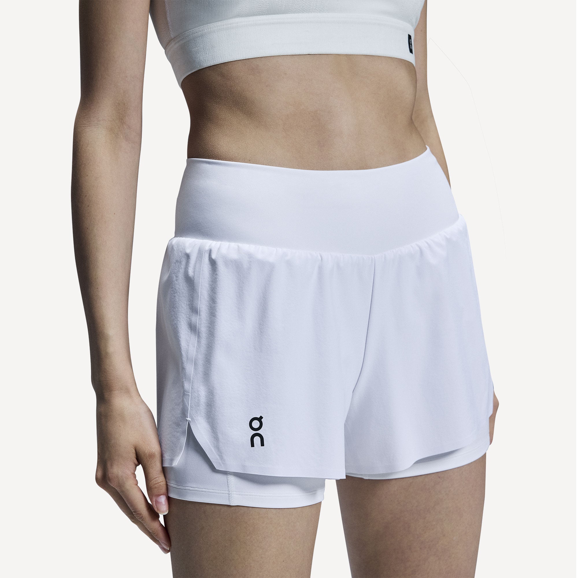 On Court Women's Tennis Shorts - White (6)