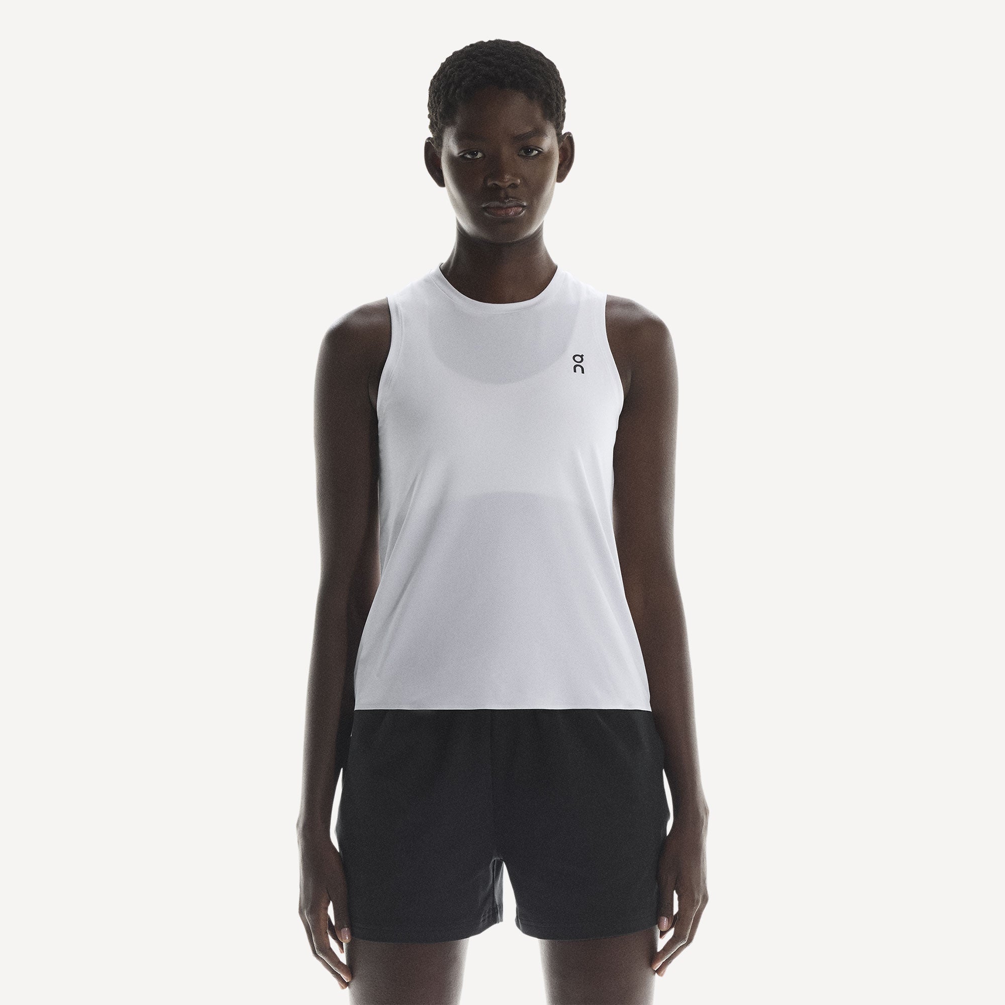 On Court Women's Tennis Tank - White (1)