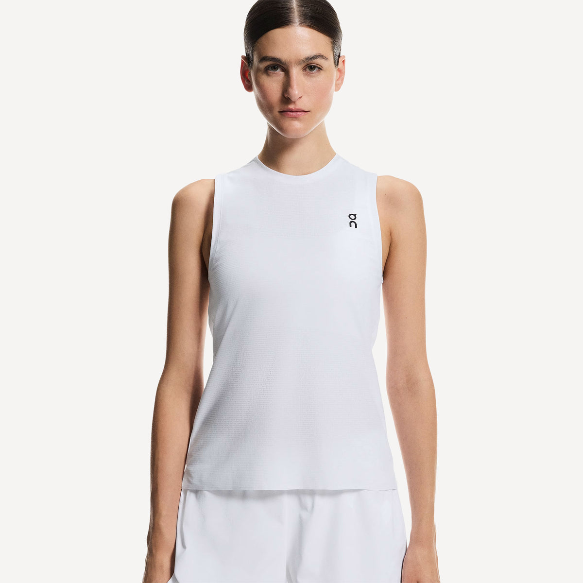 On Court Women's Tennis Tank - White (1)