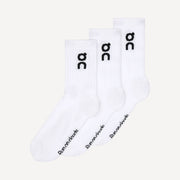 On Logo Sock High 3-Pack - White (1)