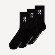 On Logo Sock High 3-Pack - Black (1)
