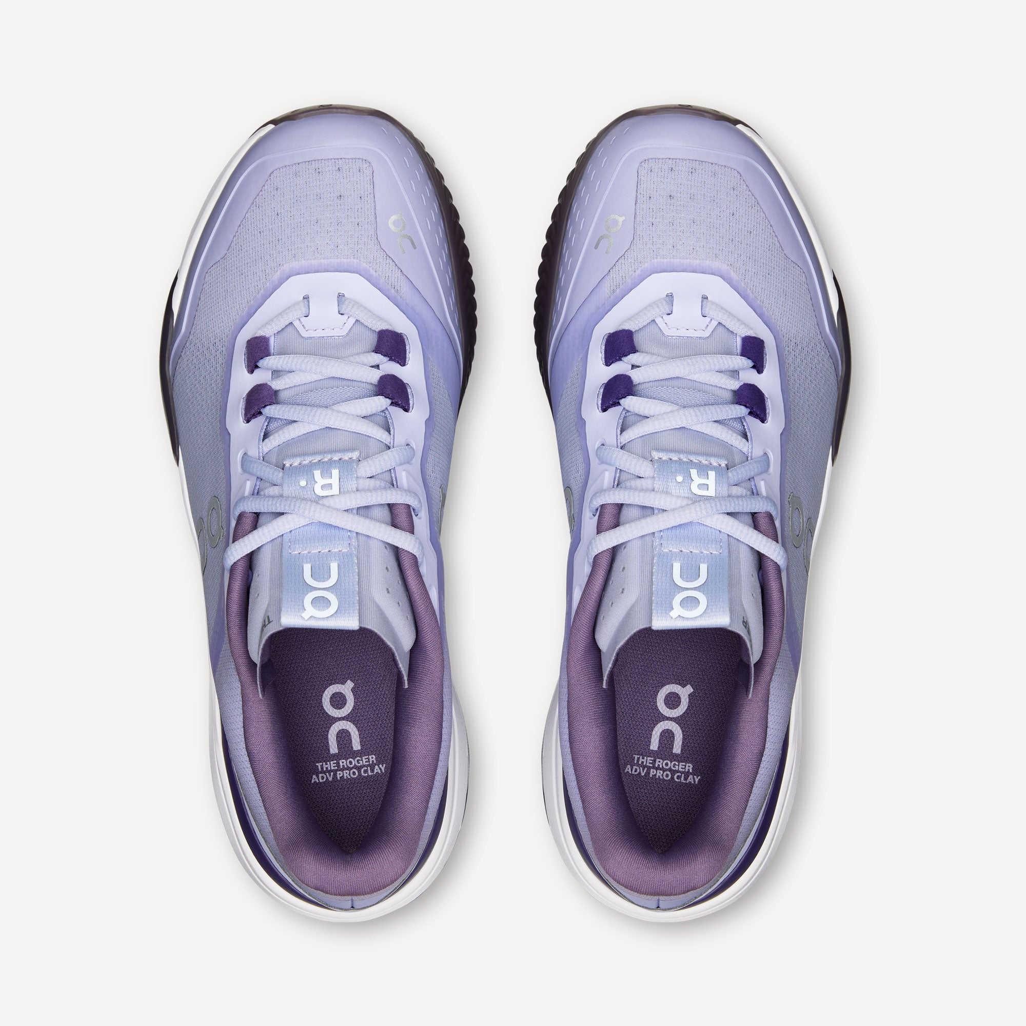 On The Roger Advantage Pro Women's Clay Court Tennis Shoes - Purple (5)