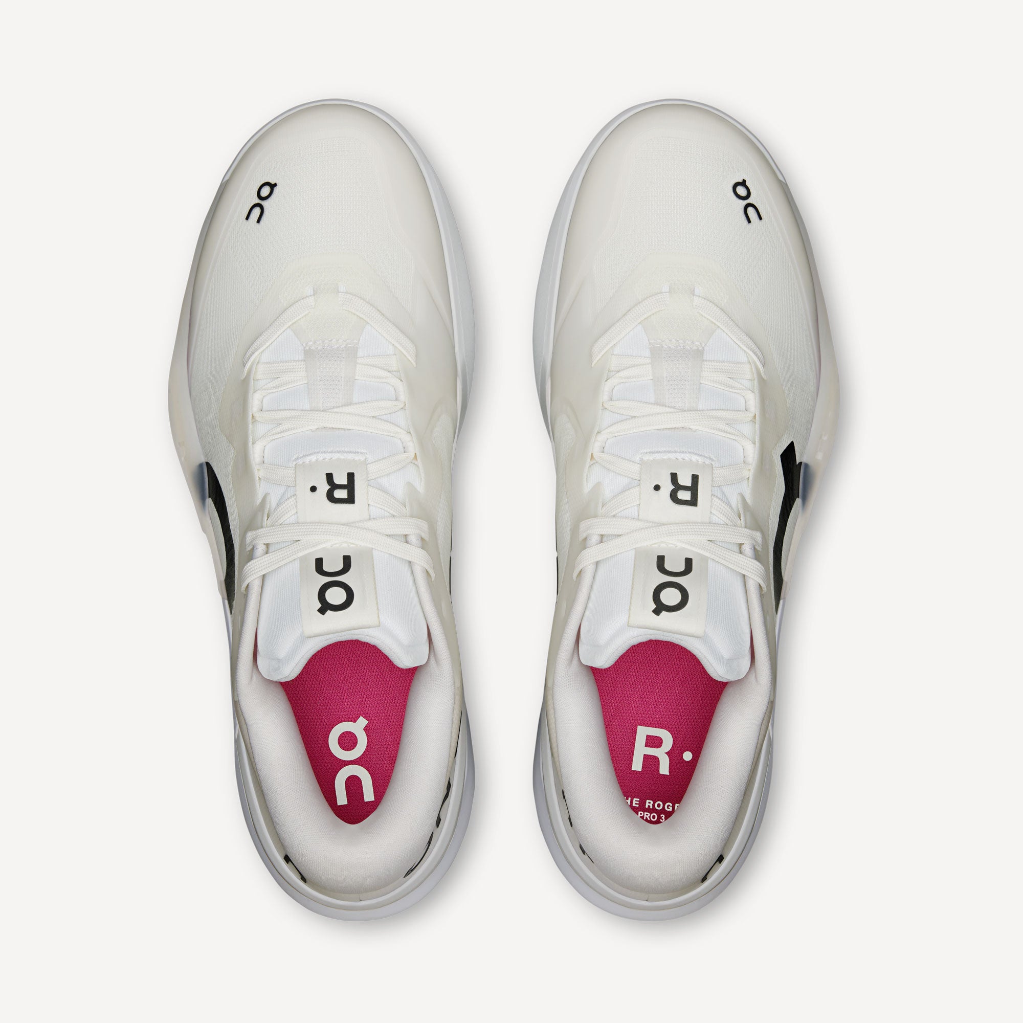 On The Roger Pro 3 Men's Hard Court Tennis Shoes - White (5)