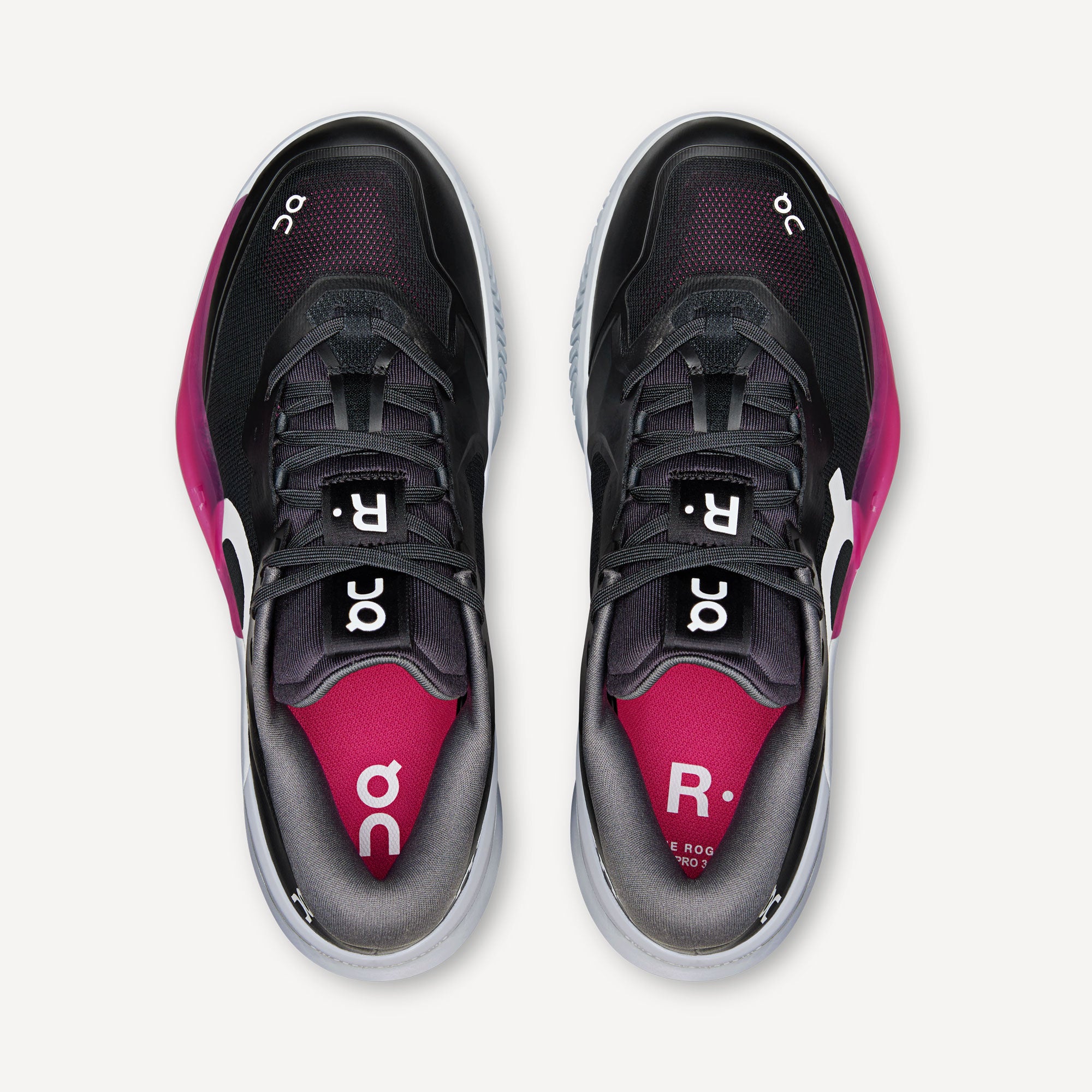 On The Roger Pro 3 Women's Clay Court Tennis Shoes - Black (5)