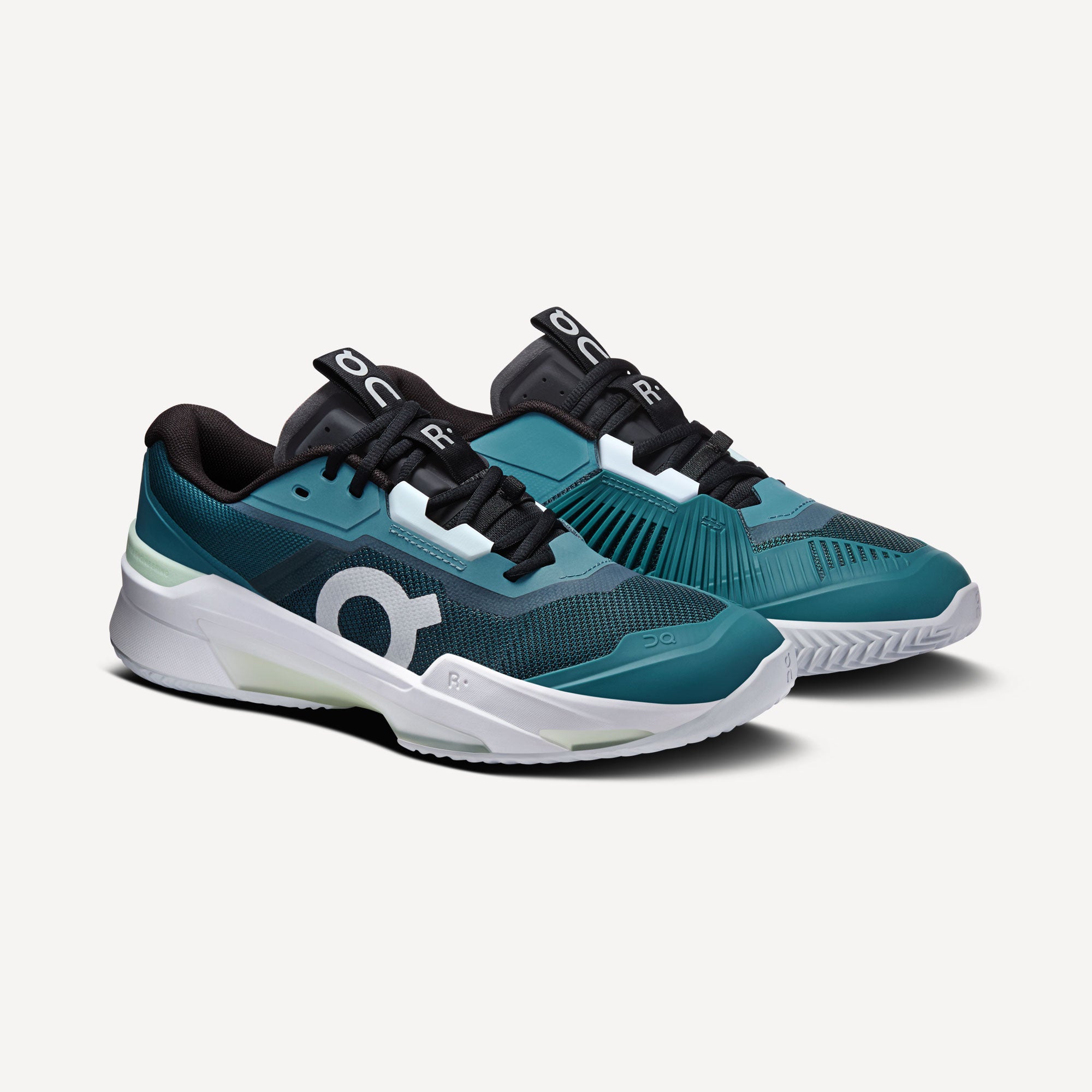 On The Roger Pro Fire Men's Clay Court Tennis Shoes - Green (4)