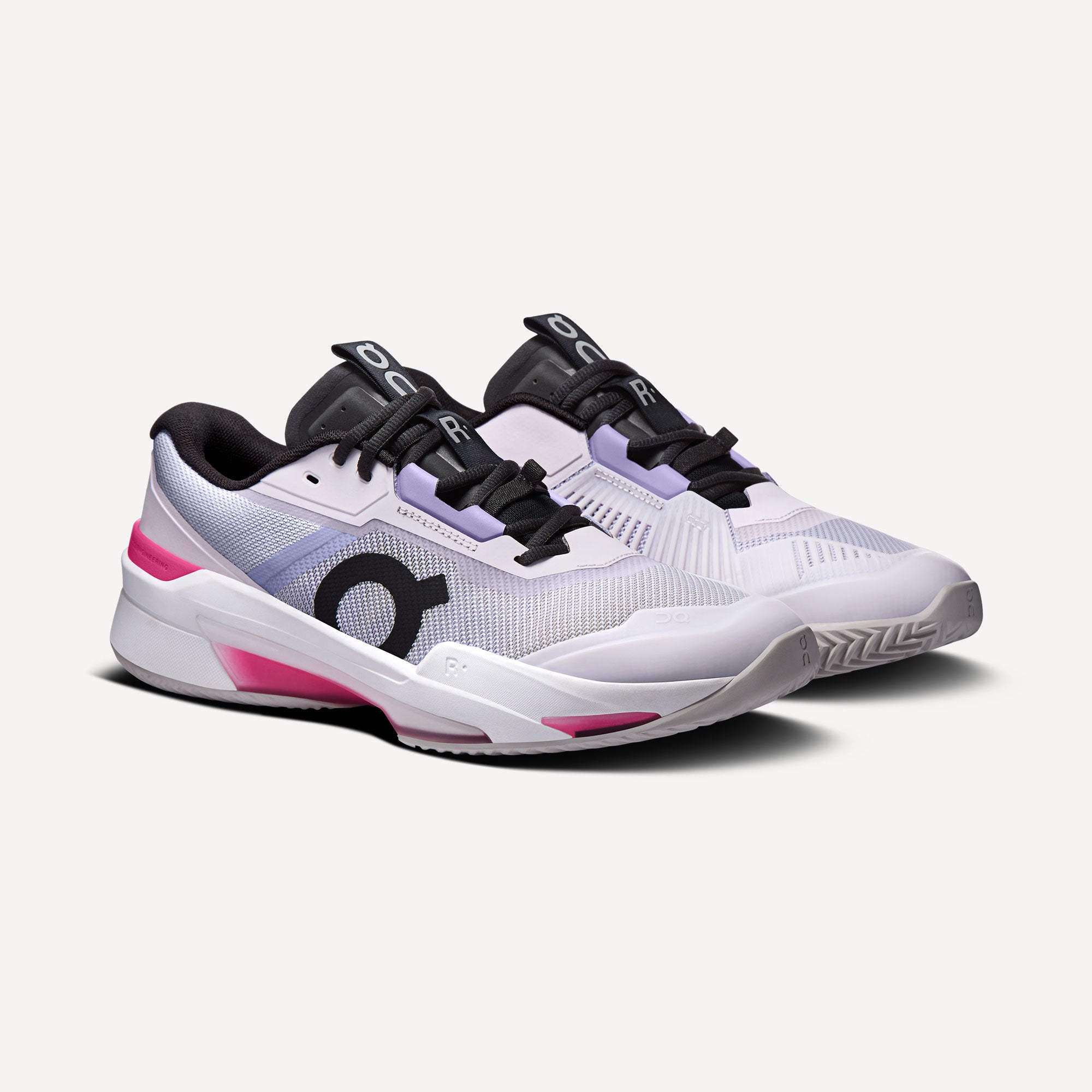 On The Roger Pro Fire Men's Clay Court Tennis Shoes - Purple (4)