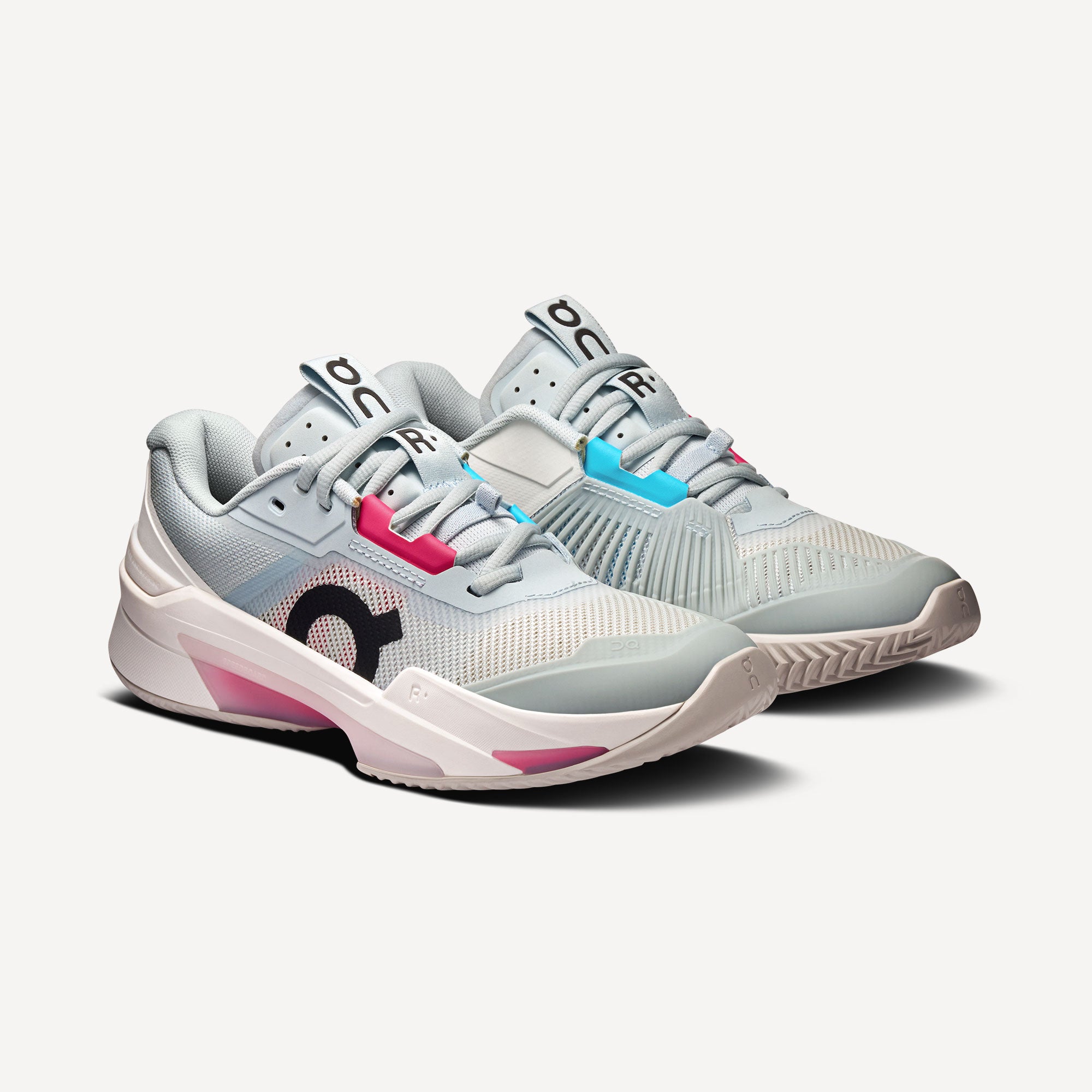 On The Roger Pro Fire Women's Clay Court Tennis Shoes - Grey (4)
