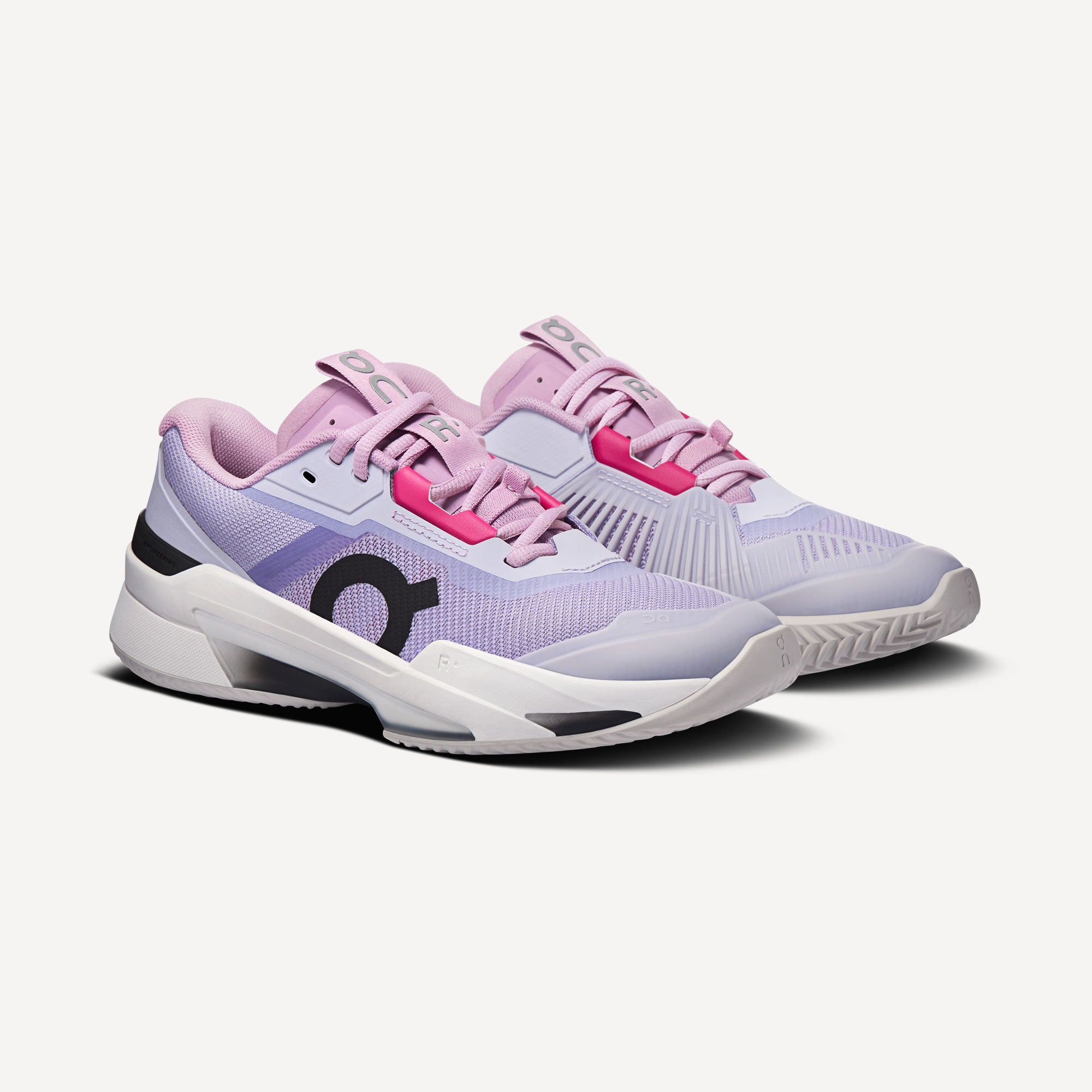 On The Roger Pro Fire Women's Clay Court Tennis Shoes - Purple (4)