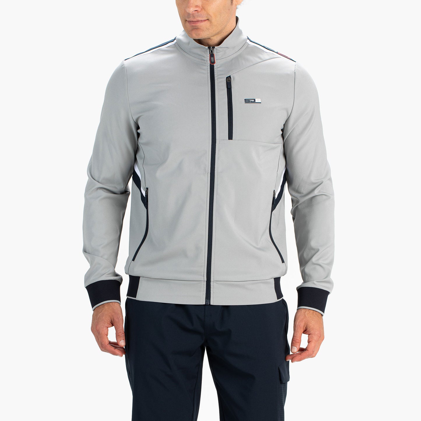 Sjeng Sports Adam Men's Tennis Jacket Grey (1)