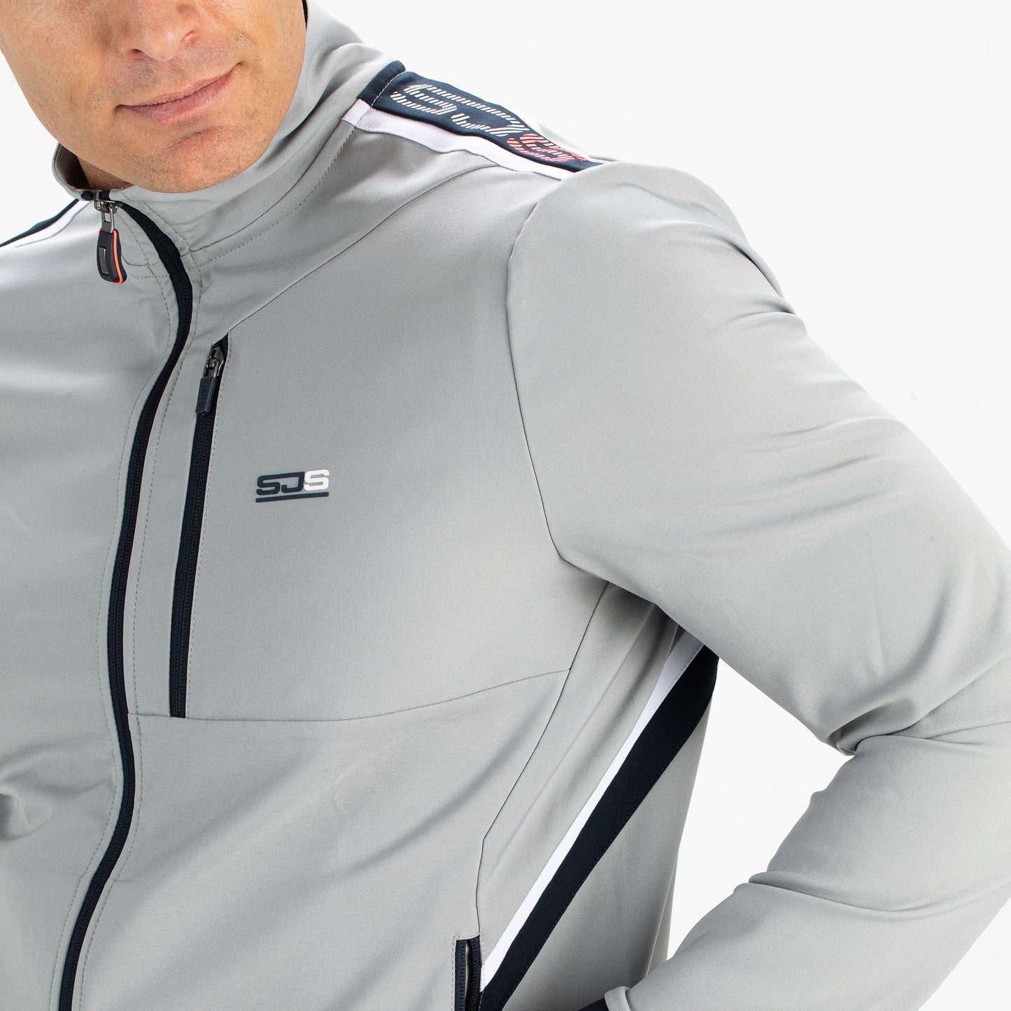 Sjeng Sports Adam Men's Tennis Jacket Grey (4)