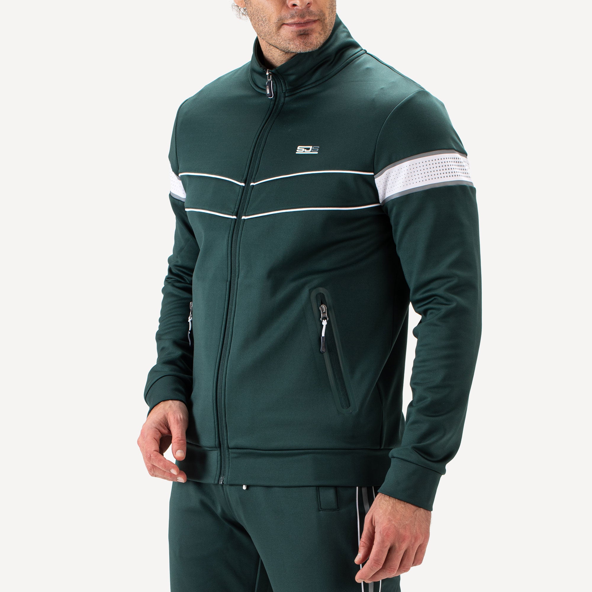 Sjeng Sports Alvar Men's Tennis Jacket - Green (1)