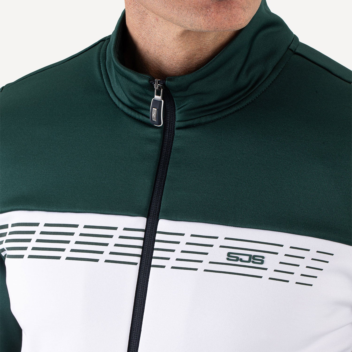 Sjeng Sports Amiro Men's Tennis Track Jacket - Green (3)