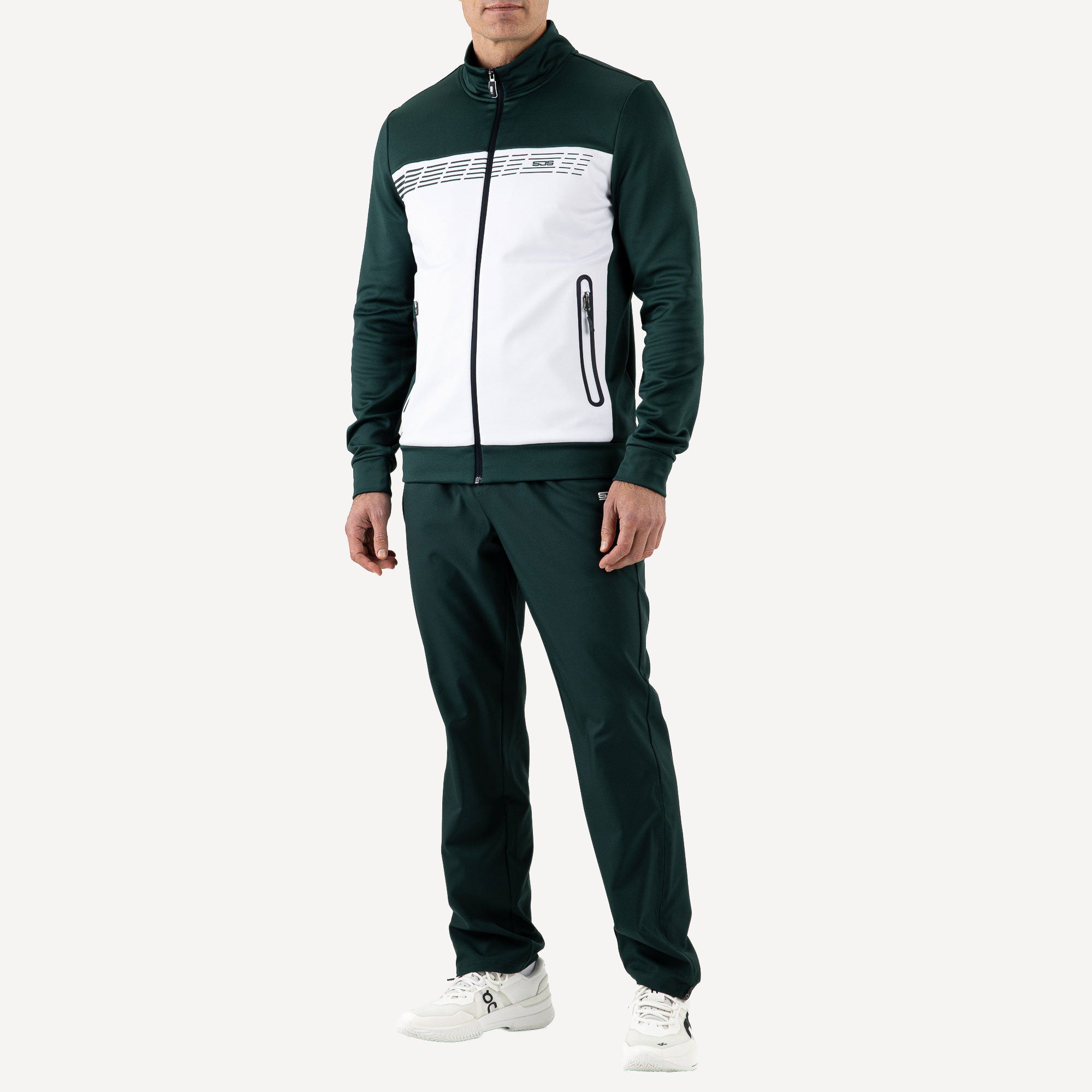 Sjeng Sports Amiro Men's Tennis Track Jacket - Green (5)