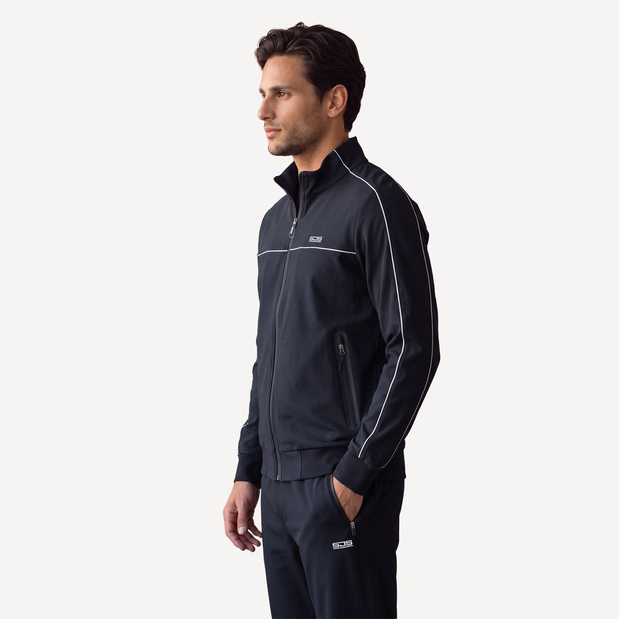 Sjeng Sports Anselm Men's Tennis Jacket - Dark Blue (4)